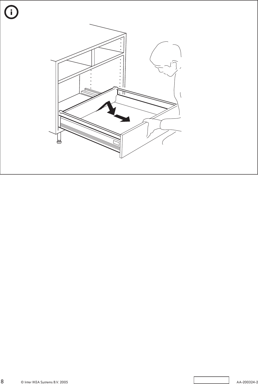 Page 8 of 8 - Ikea Ikea-Rationell-Deep-Full-Extending-Drawer-30-Assembly-Instruction