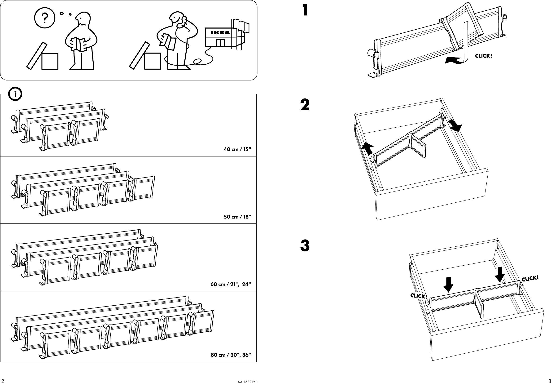 Page 2 of 2 - Ikea Ikea-Rationell-Divider-For-Deep-Drawer-Set-4-15-Assembly-Instruction-7  Ikea-rationell-divider-for-deep-drawer-set-4-15-assembly-instruction