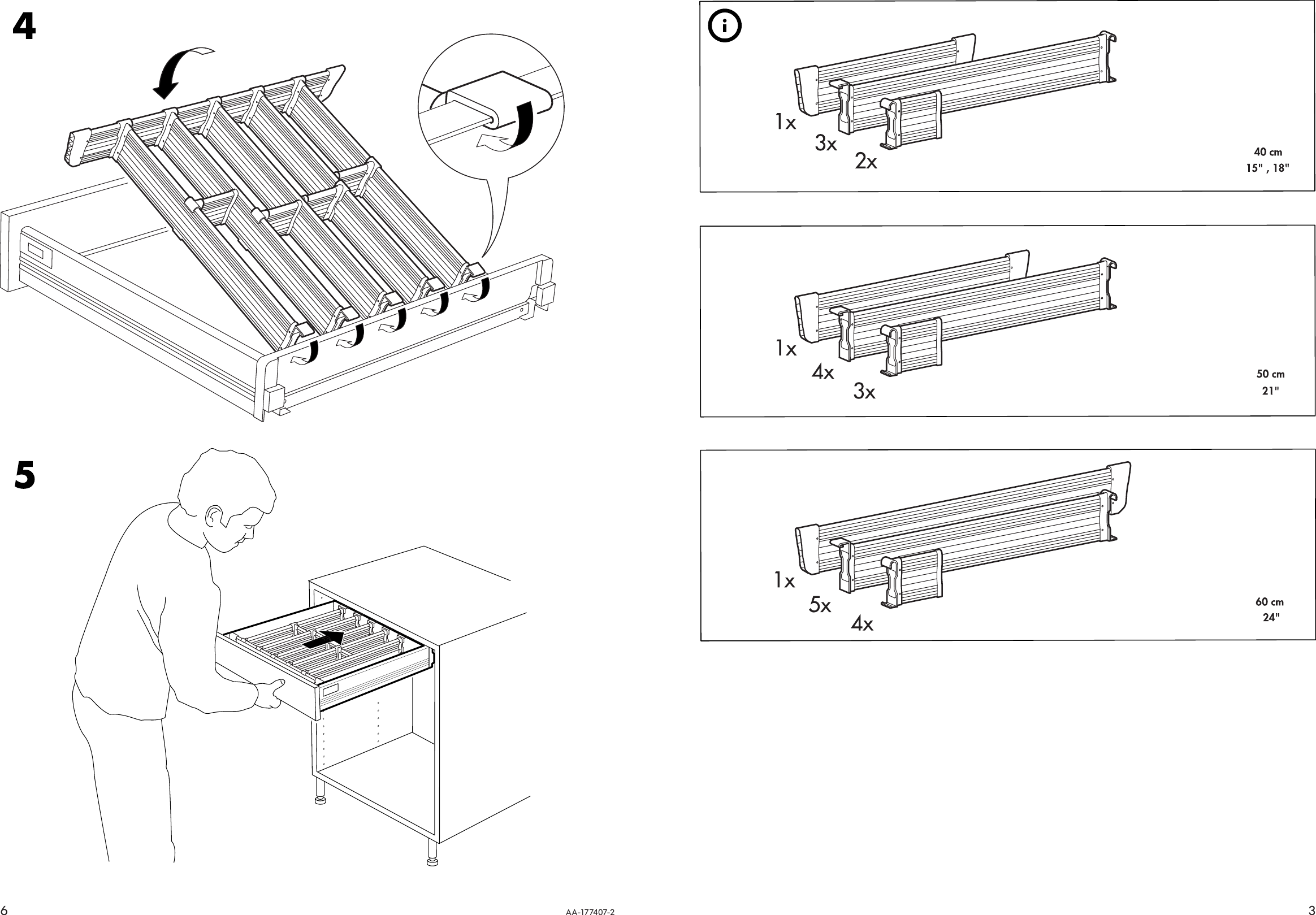 Page 3 of 4 - Ikea Ikea-Rationell-Drawer-Divder-Set-10-24-Assembly-Instruction
