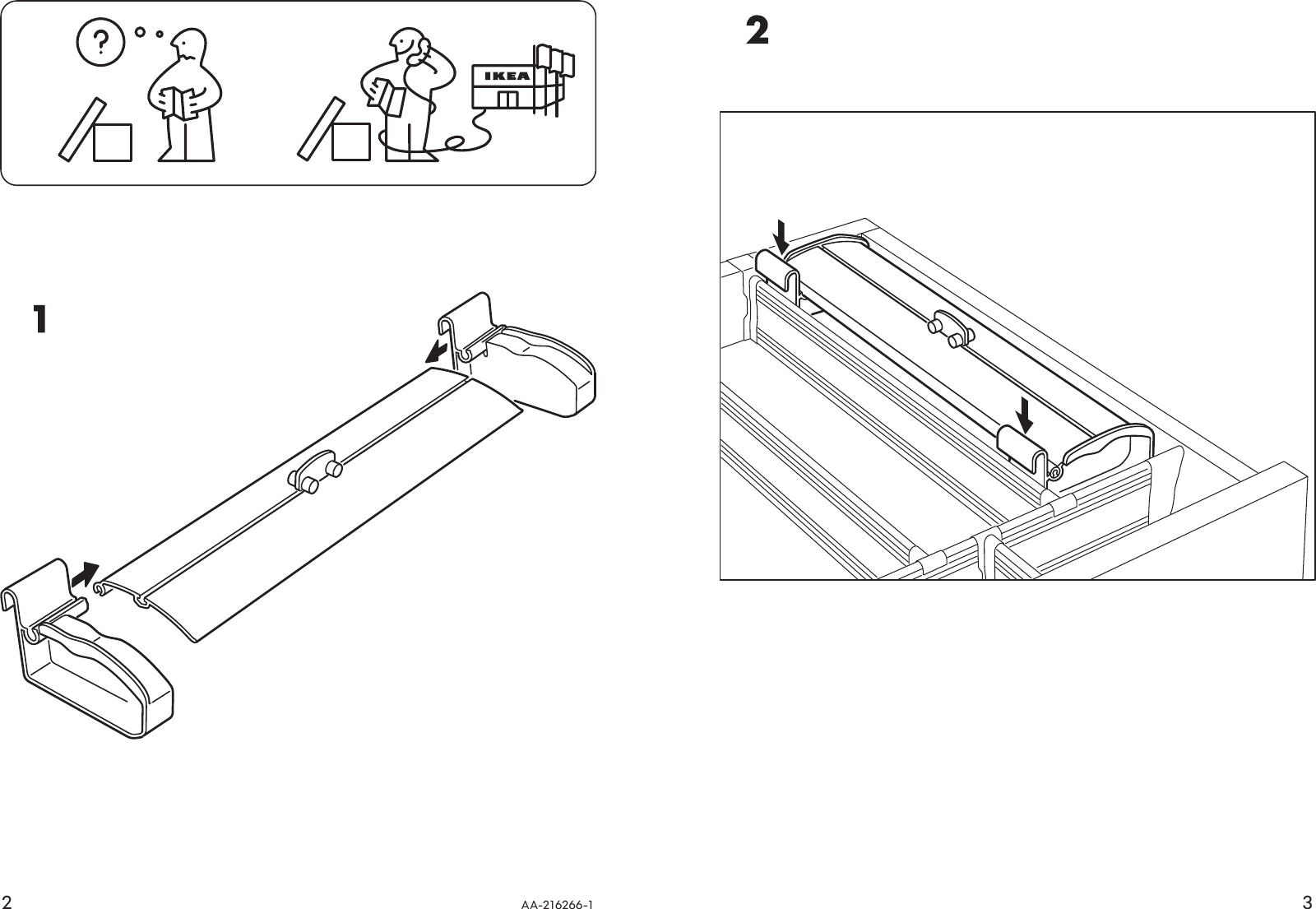 Page 2 of 2 - Ikea Ikea-Rationell-Foil-Roll-Holder-Assembly-Instruction