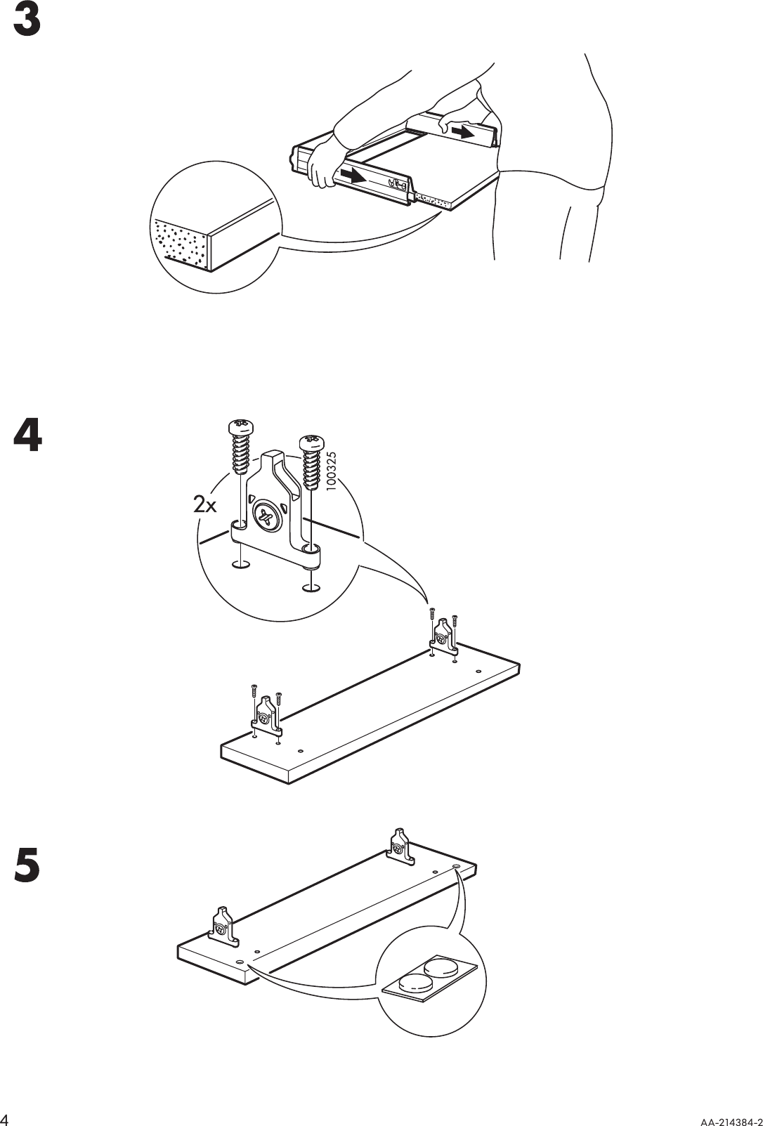 Page 4 of 8 - Ikea Ikea-Rationell-Full-Extend-Drawer-Damper-18X12-Assembly-Instruction