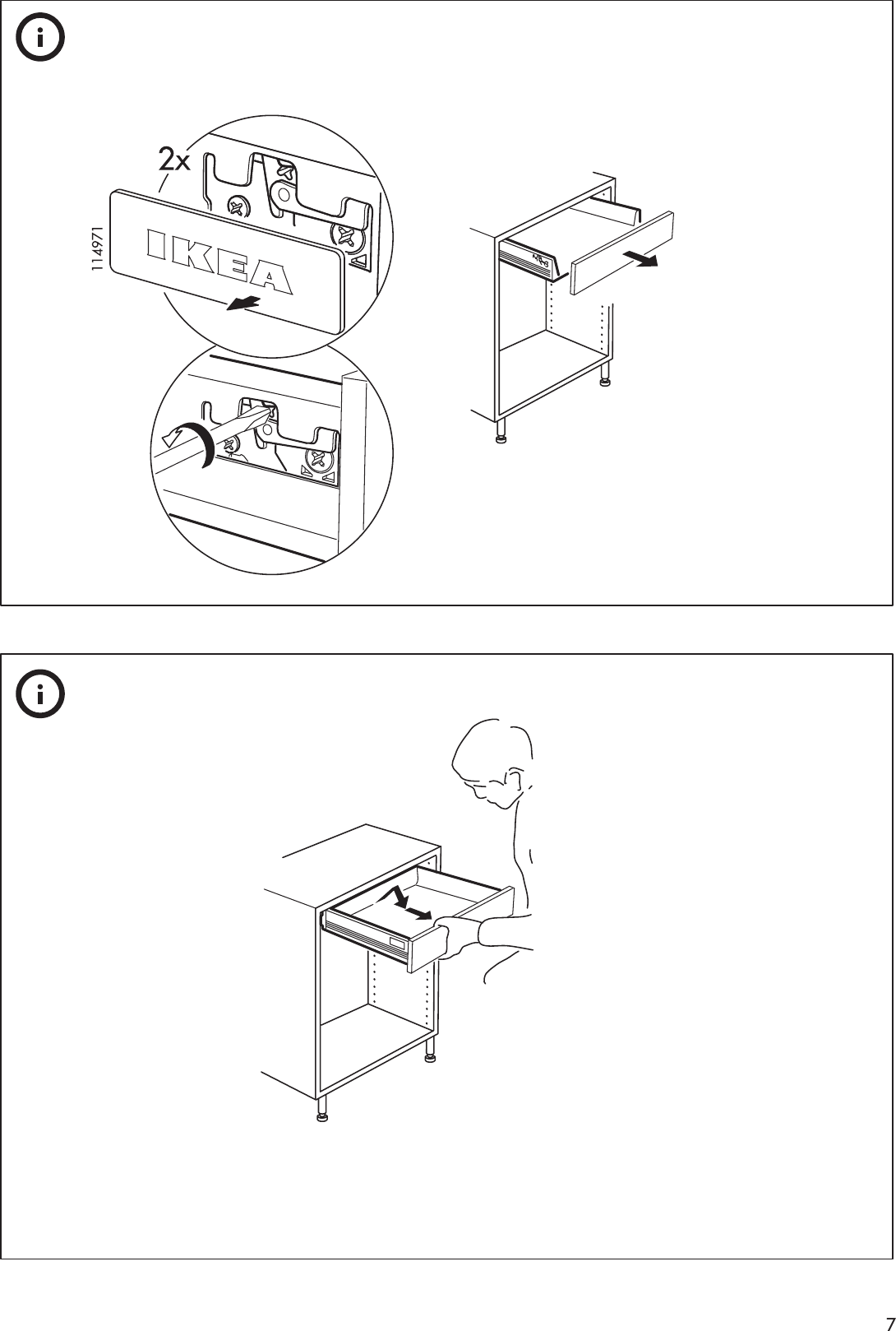 Page 7 of 8 - Ikea Ikea-Rationell-Full-Extend-Drawer-Damper-18X12-Assembly-Instruction