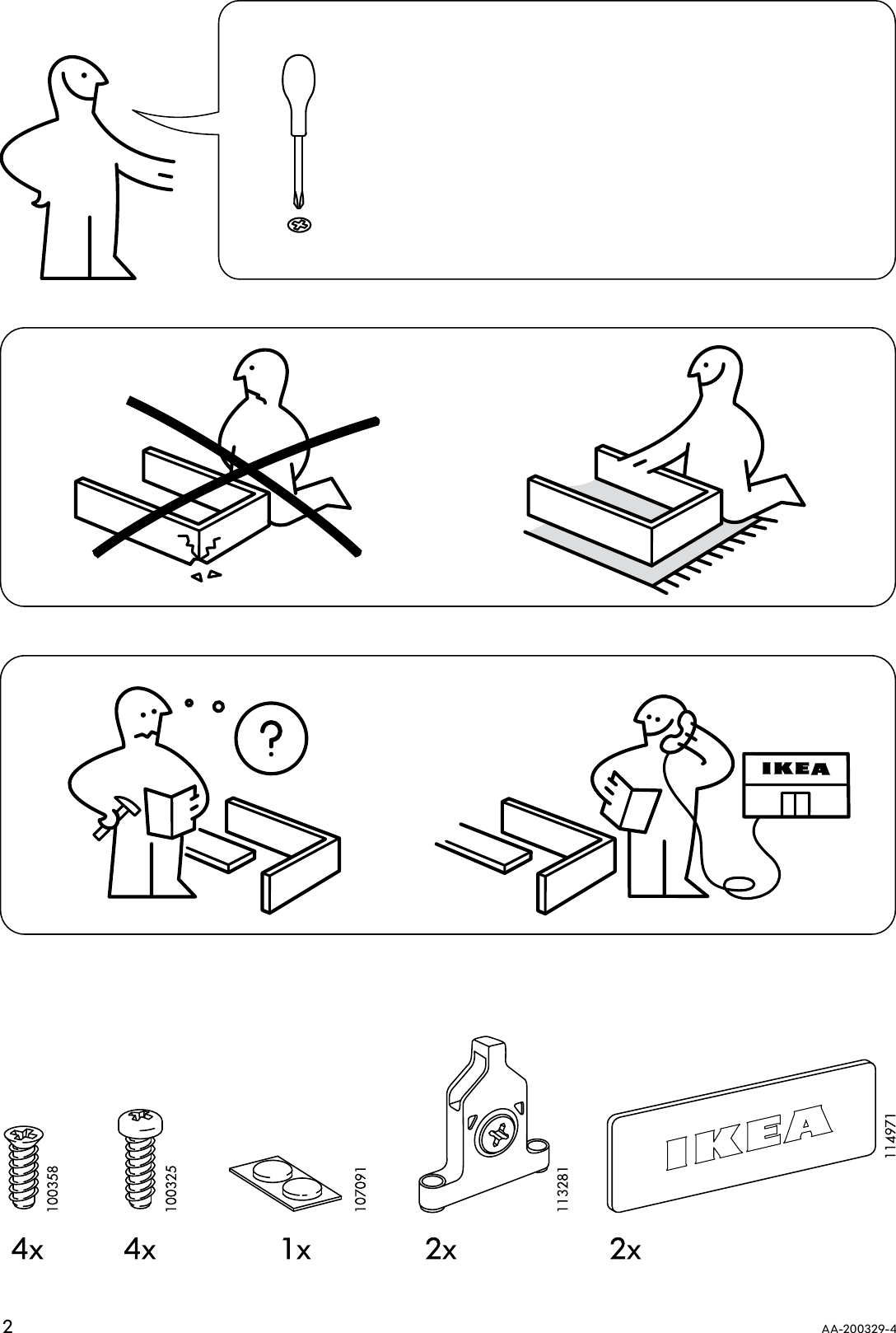 Page 2 of 8 - Ikea Ikea-Rationell-Full-Extending-Drawer-15-Assembly-Instruction