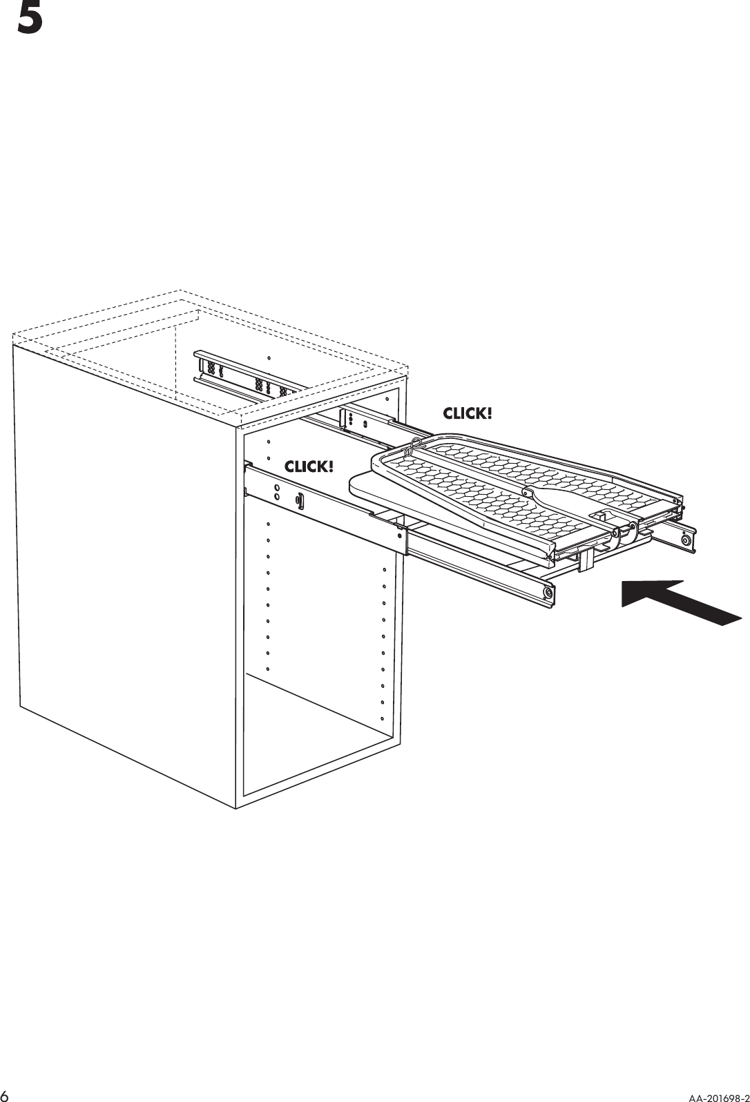 Page 6 of 8 - Ikea Ikea-Rationell-Pull-Out-Ironing-Board-Assembly-Instruction