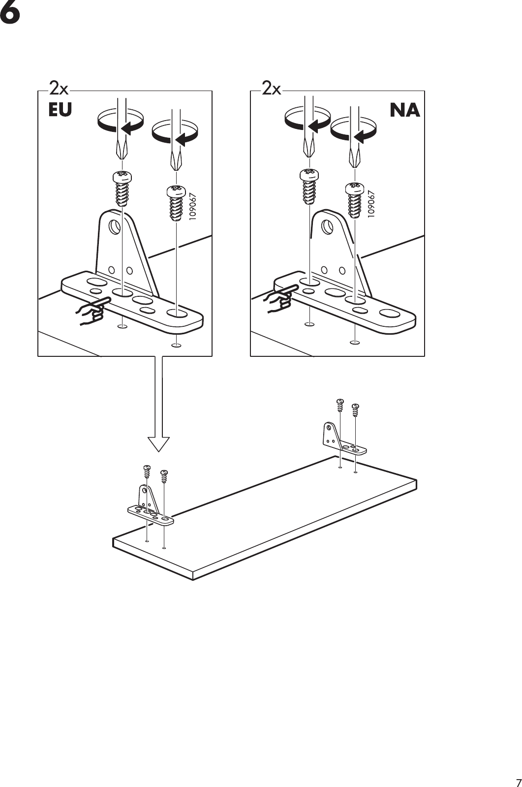 Page 7 of 8 - Ikea Ikea-Rationell-Pull-Out-Ironing-Board-Assembly-Instruction