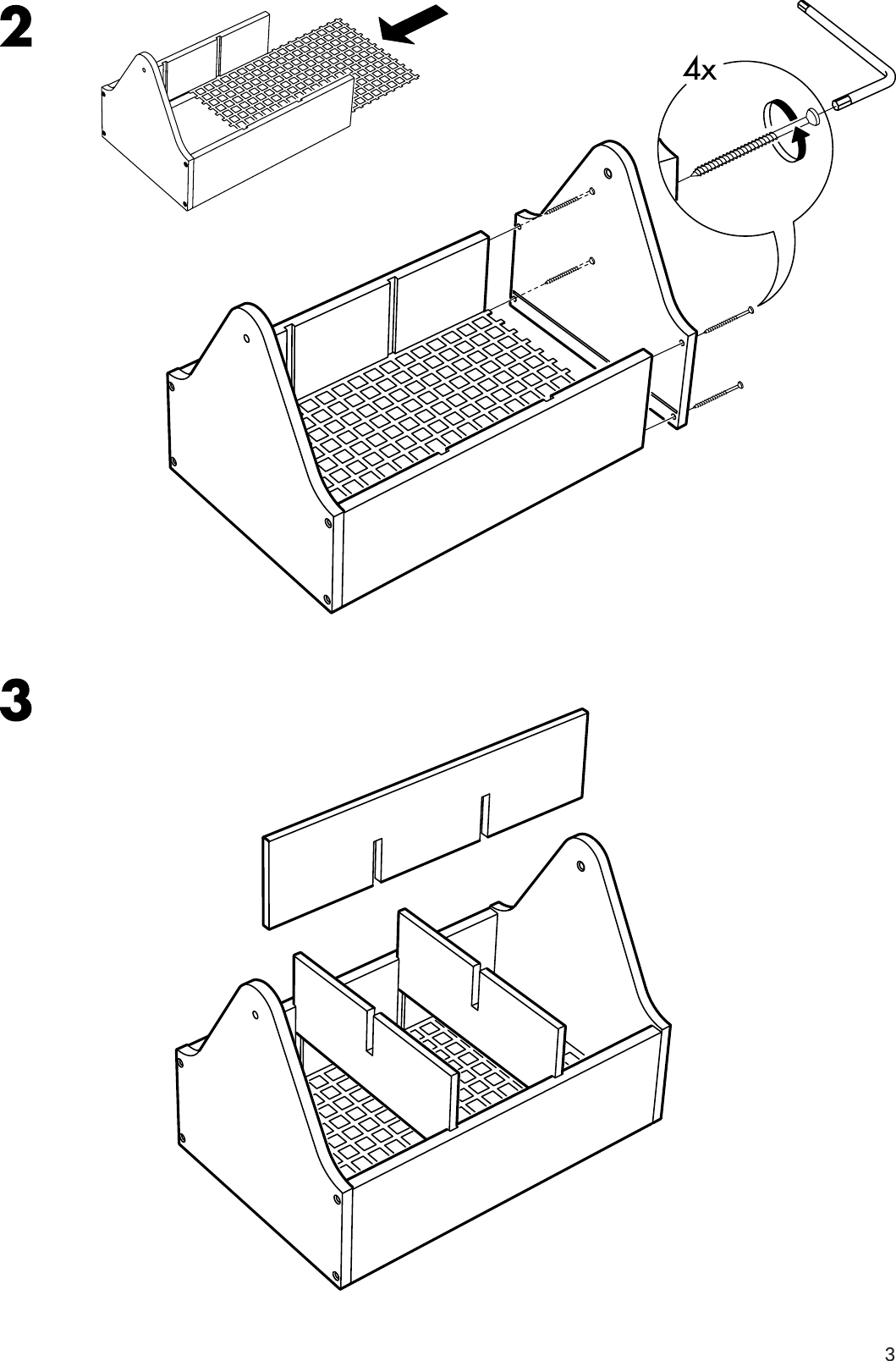 Page 3 of 4 - Ikea Ikea-Rationell-Variera-Box-Handle-Assembly-Instruction