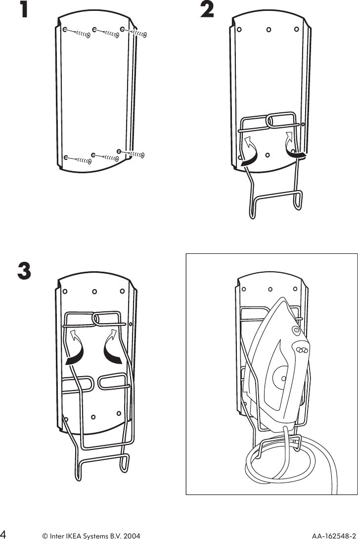 Page 4 of 4 - Ikea Ikea-Rationell-Variera-Holder-For-Iron-Assembly-Instruction