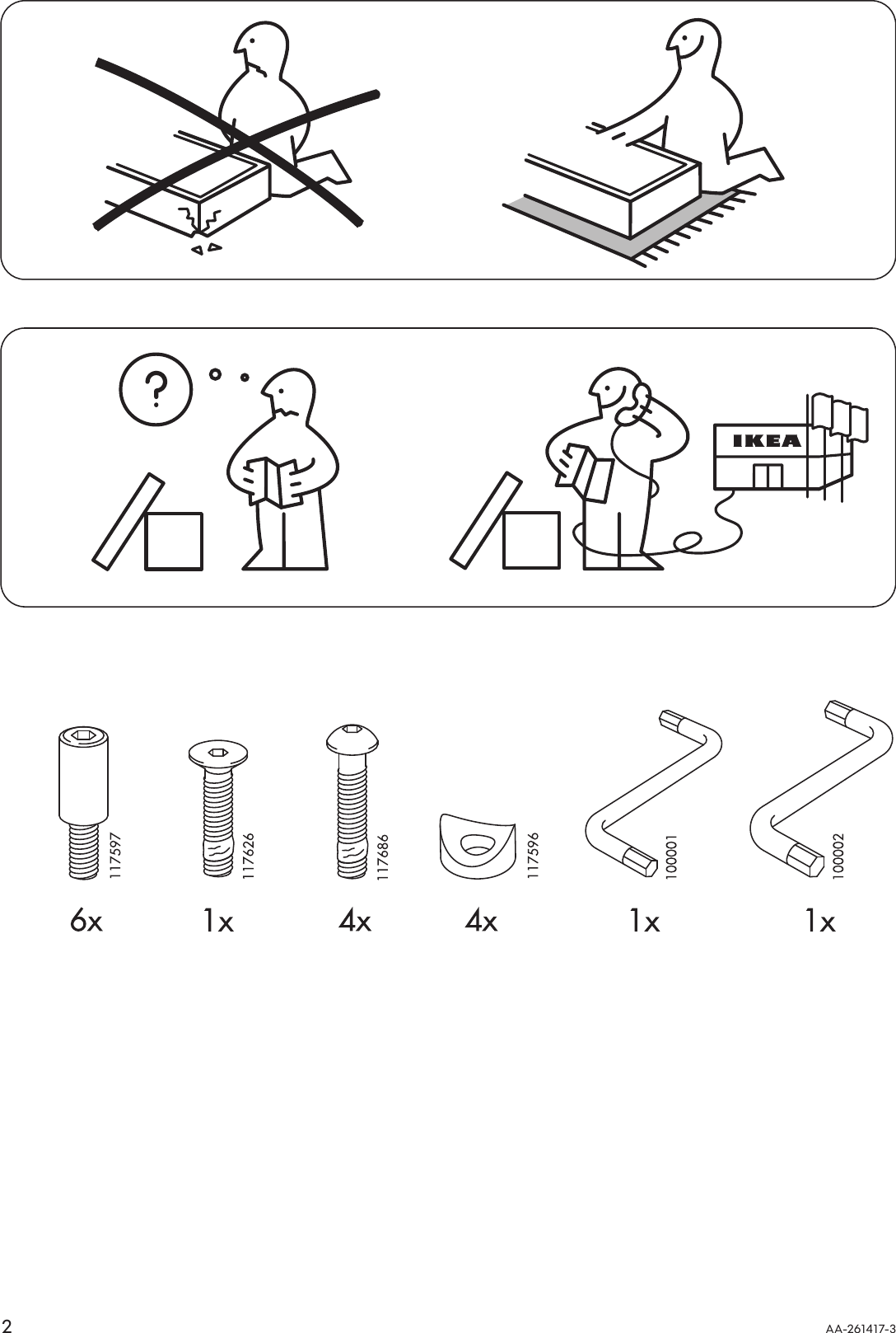 Page 2 of 4 - Ikea Ikea-Sebastian-Bar-Stool-29-Assembly-Instruction