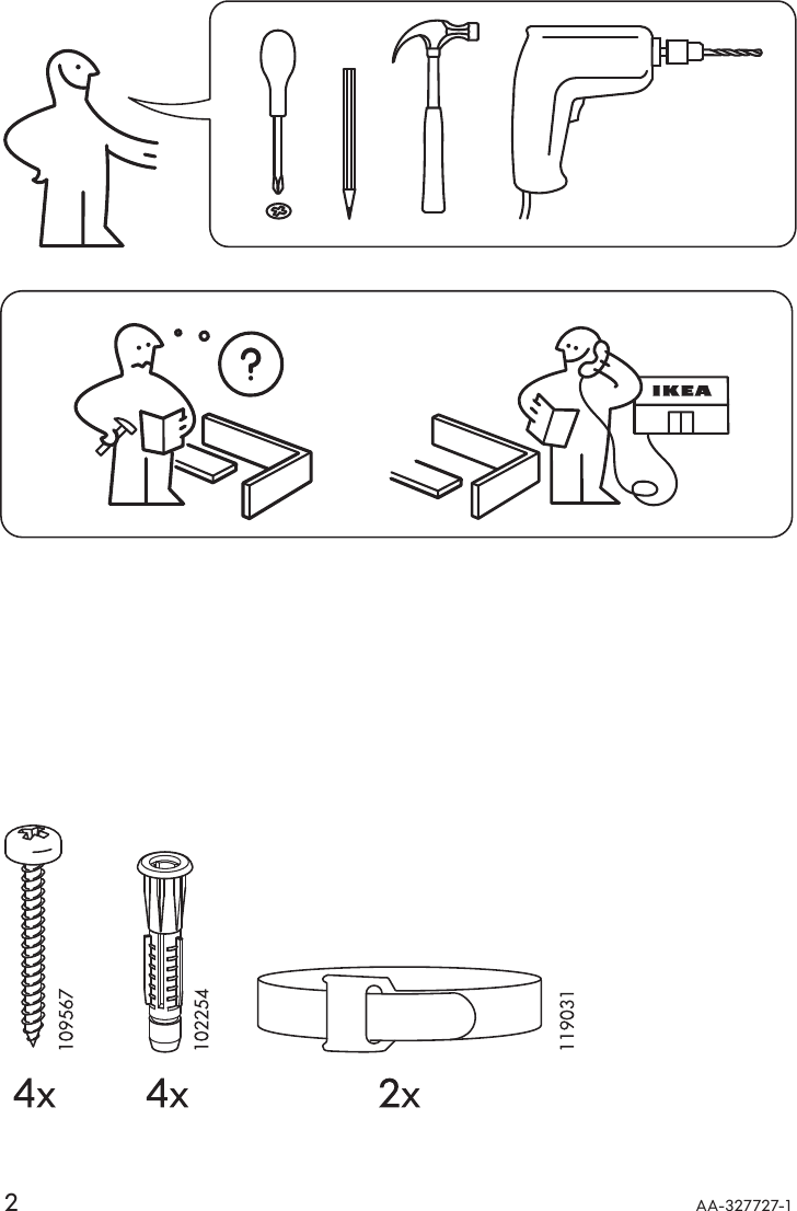 Ikea Signum Cord Cover Assembly Instruction