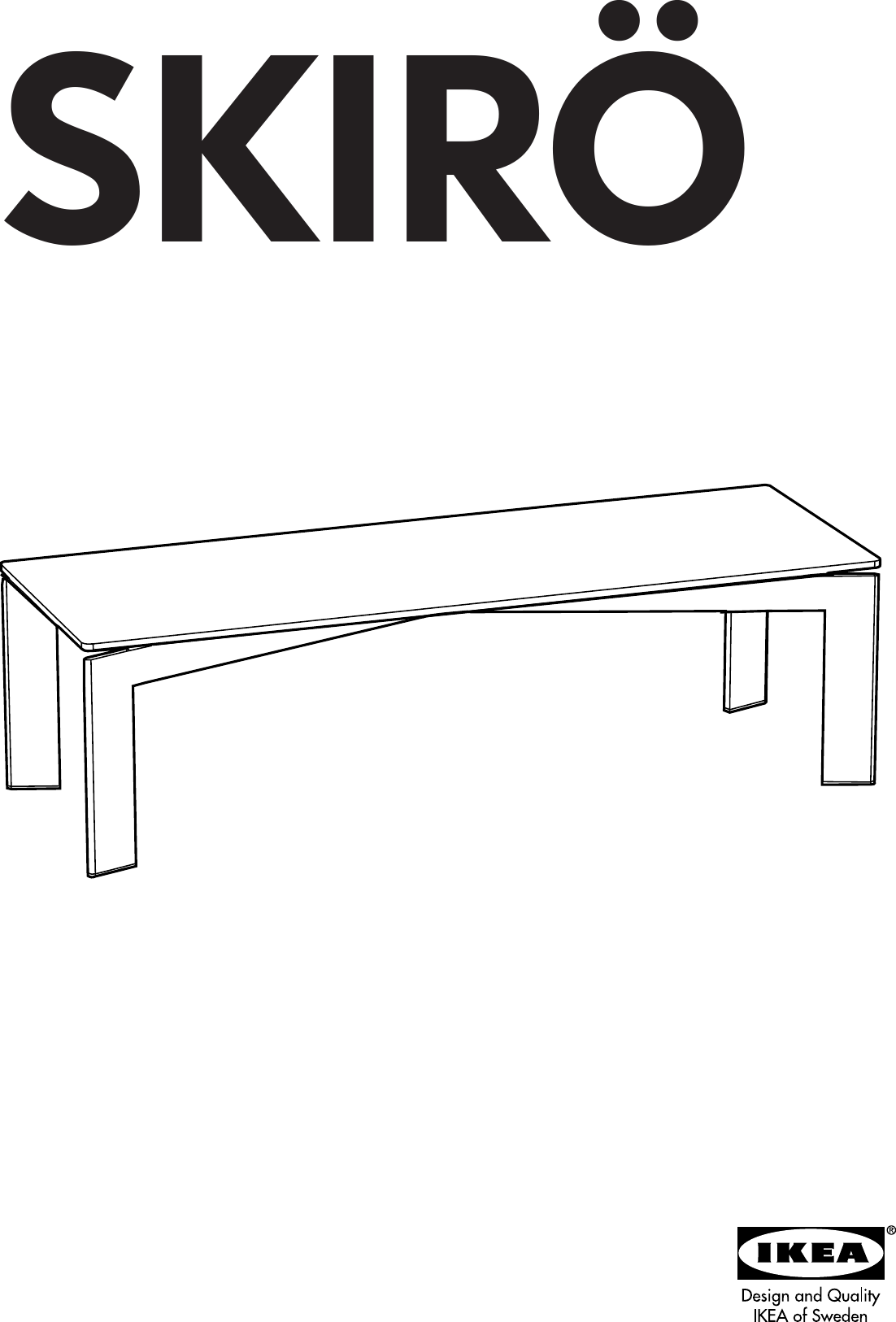 Схема сборки стола из Икеи