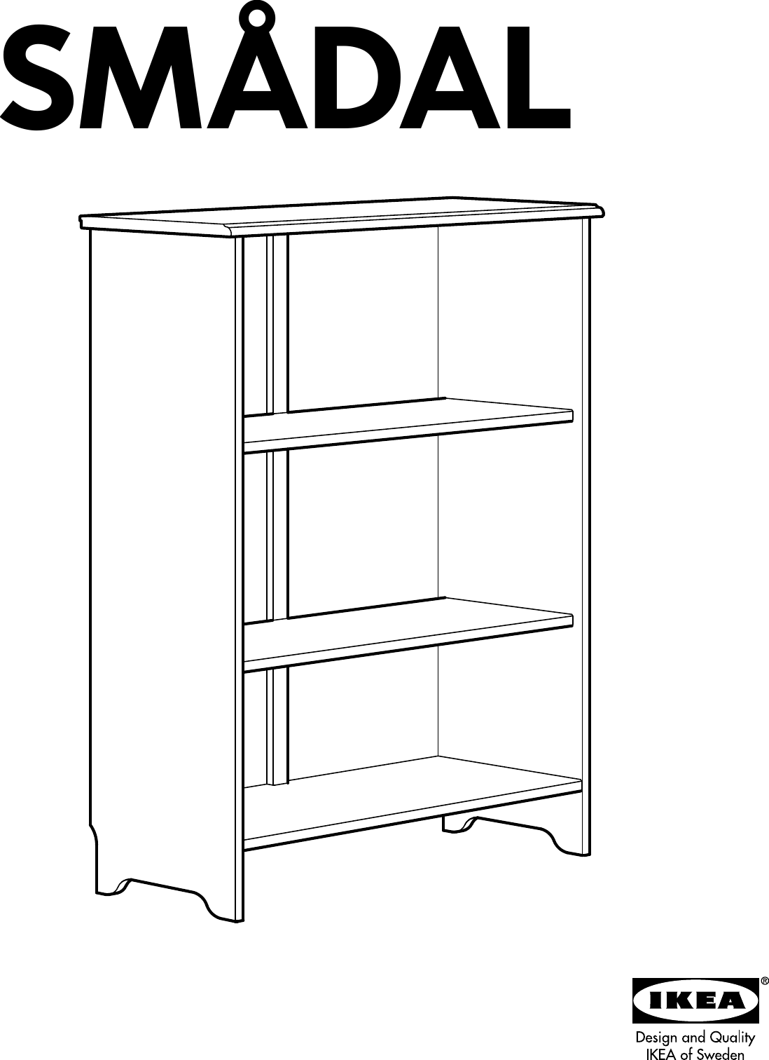 Ikea Smaldal Bookcase 31X40 Assembly Instruction