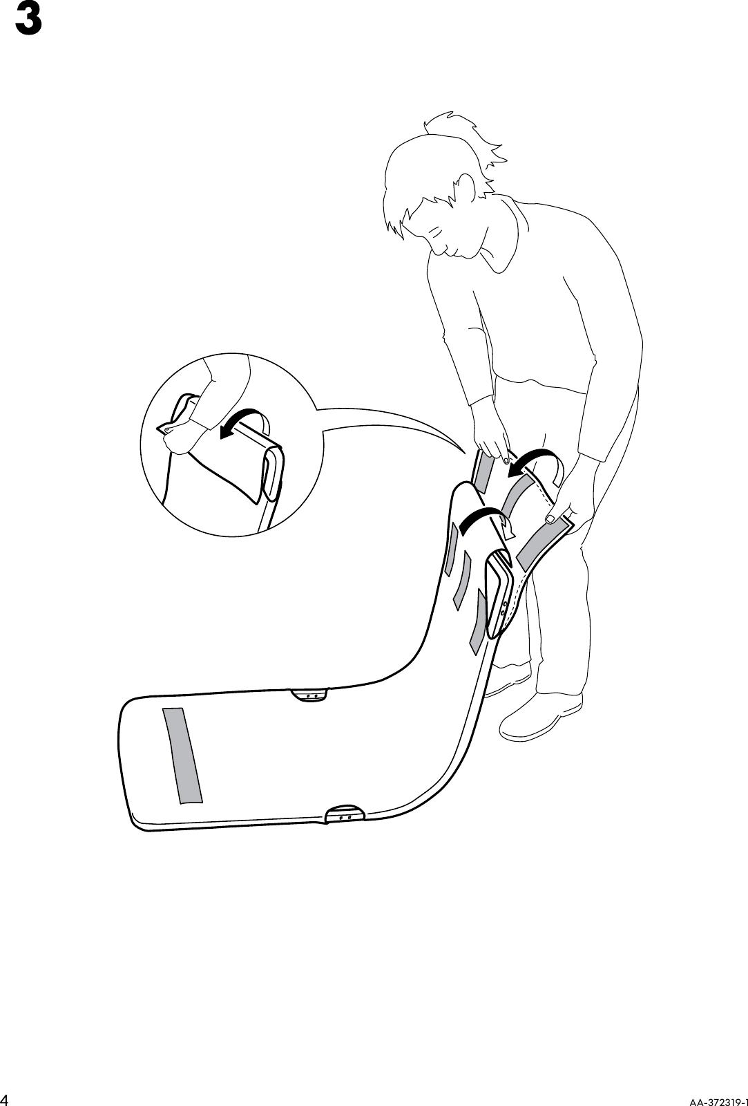 Page 4 of 8 - Ikea Ikea-Smedsta-Swivel-Chair-Frame-Assembly-Instruction