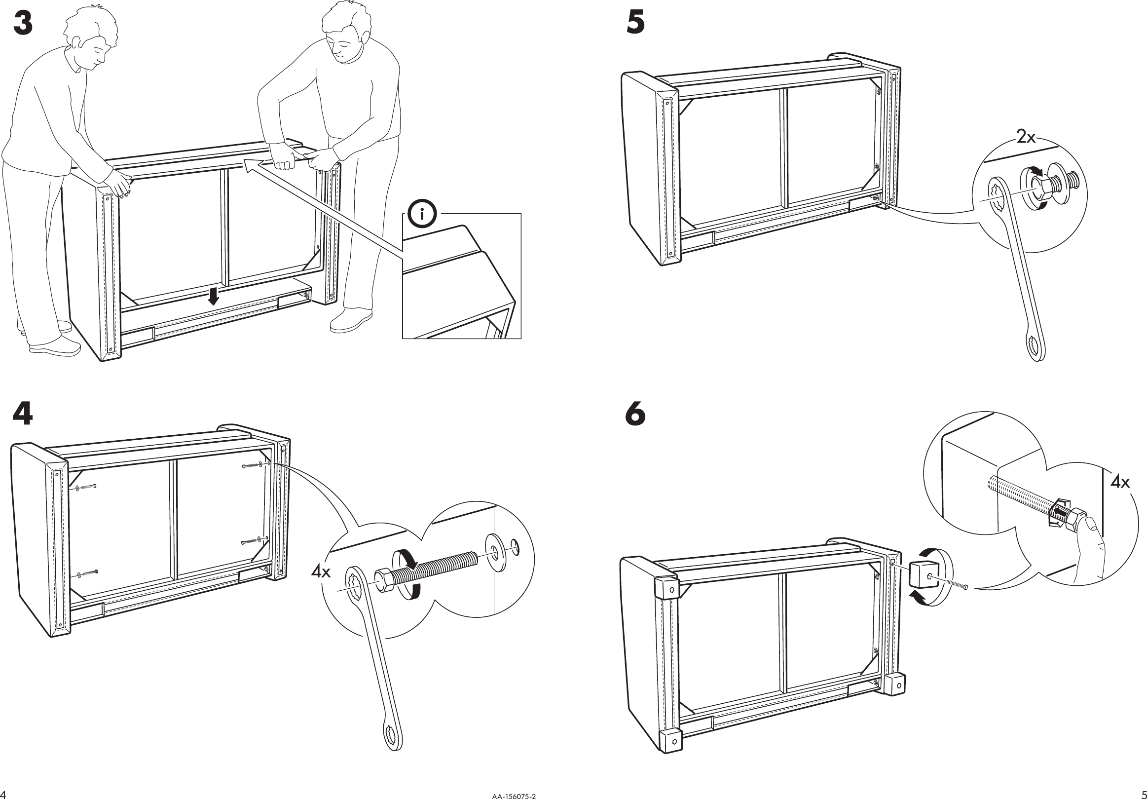 Page 4 of 4 - Ikea Ikea-Solsta-Sofa-Bed-Assembly-Instruction