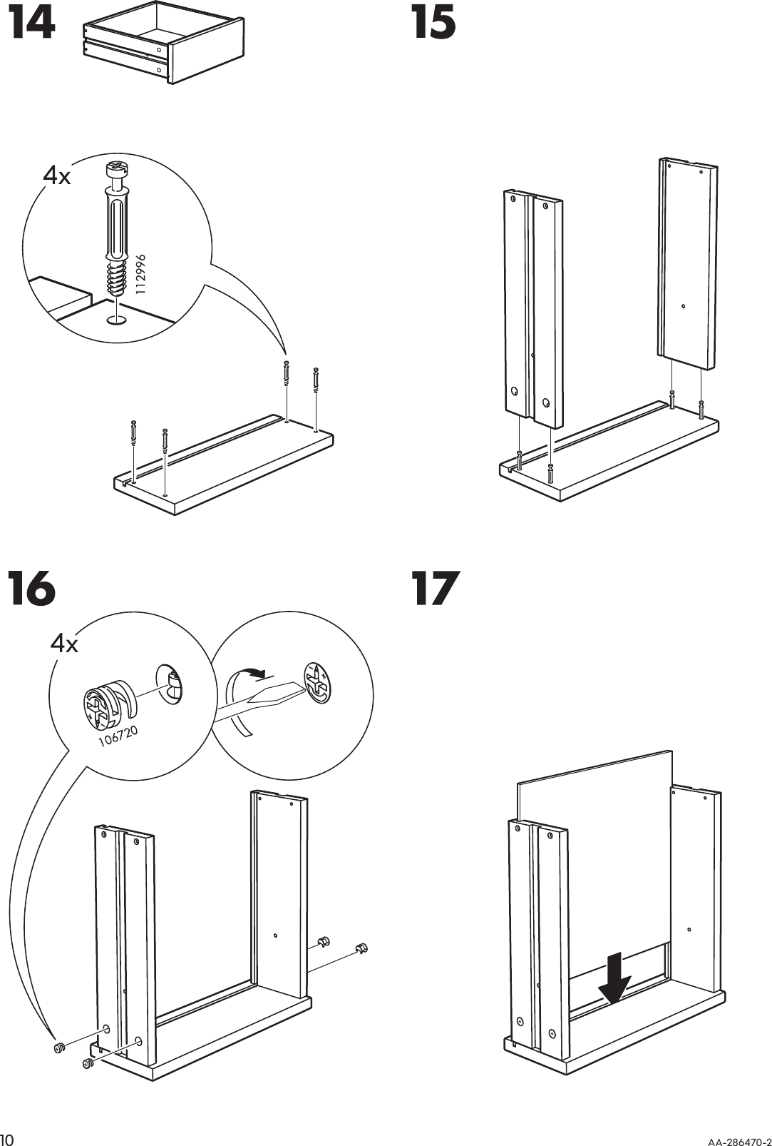 Page 10 of 12 - Ikea Ikea-Sorum-Bedside-Table-16X15-Assembly-Instruction