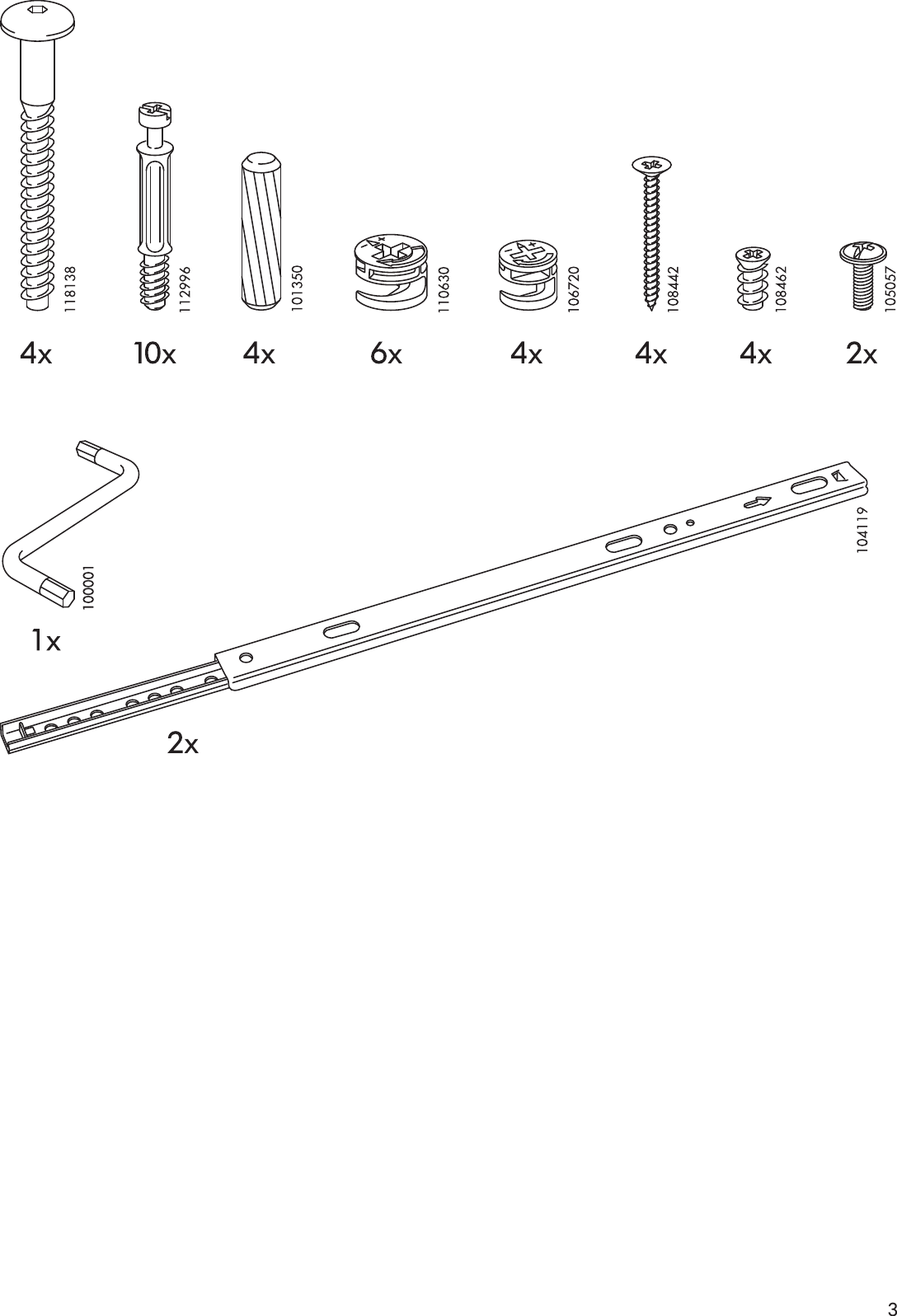 Page 3 of 12 - Ikea Ikea-Sorum-Bedside-Table-16X15-Assembly-Instruction