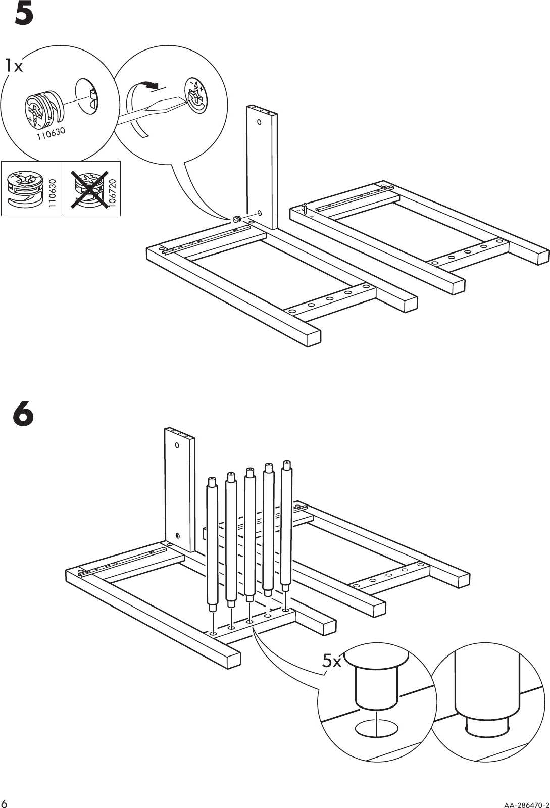 Page 6 of 12 - Ikea Ikea-Sorum-Bedside-Table-16X15-Assembly-Instruction