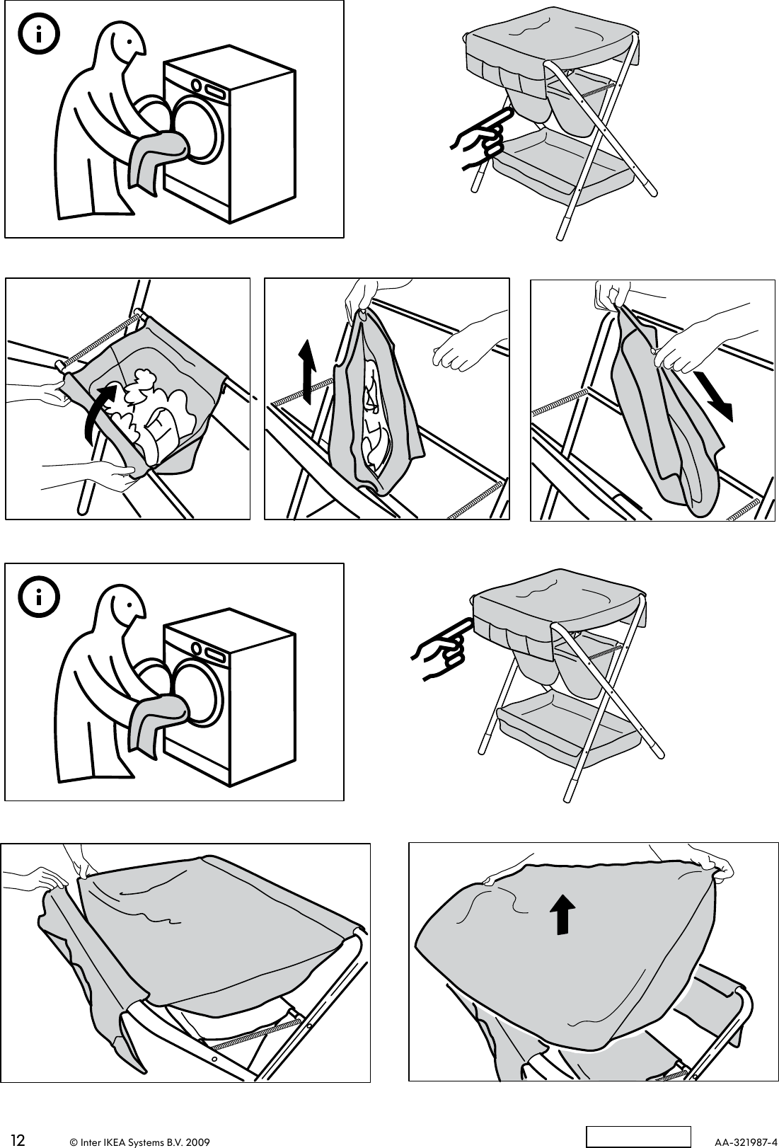 Page 12 of 12 - Ikea Ikea-Spoling-Changing-Table-Assembly-Instruction