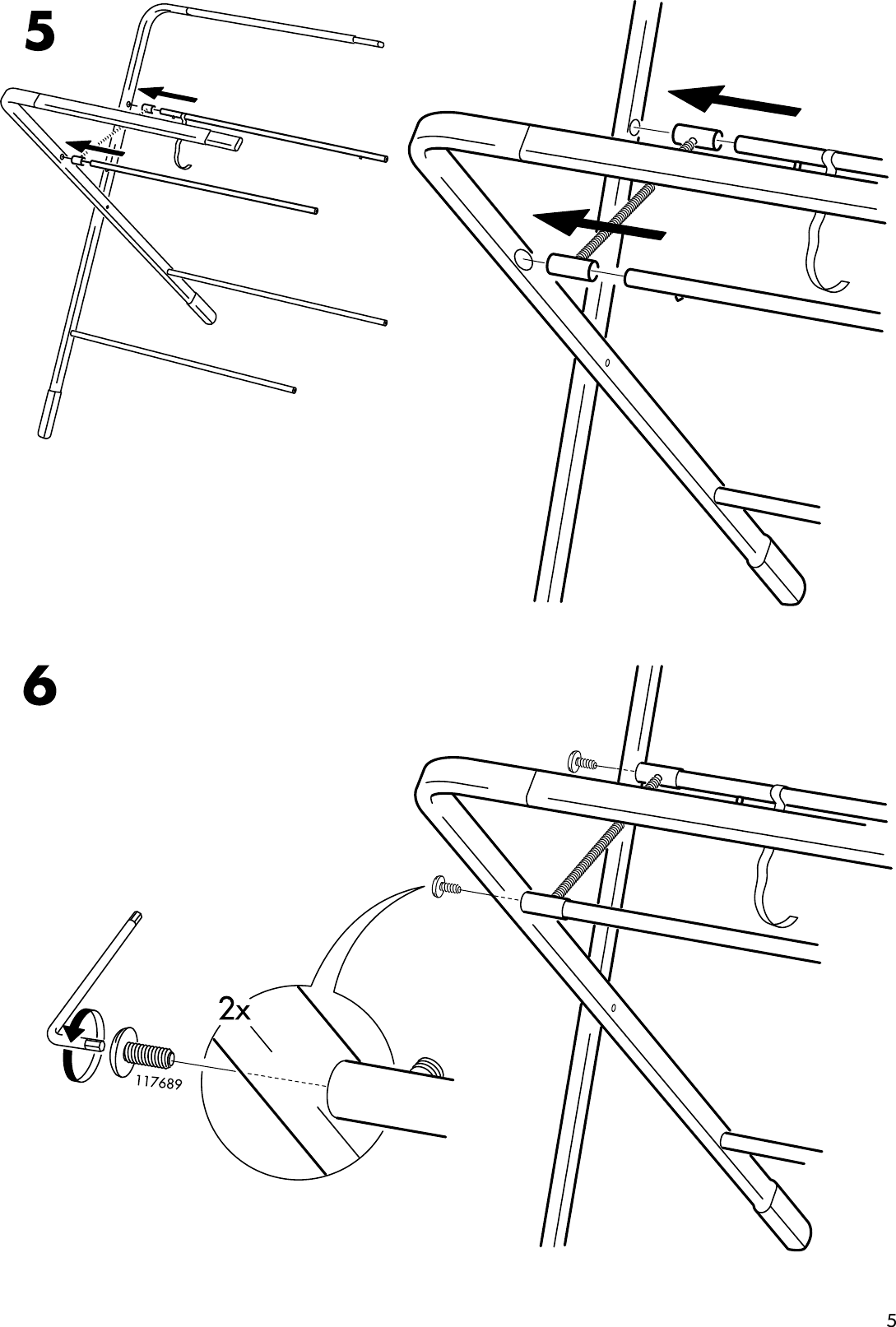 Page 5 of 12 - Ikea Ikea-Spoling-Changing-Table-Assembly-Instruction