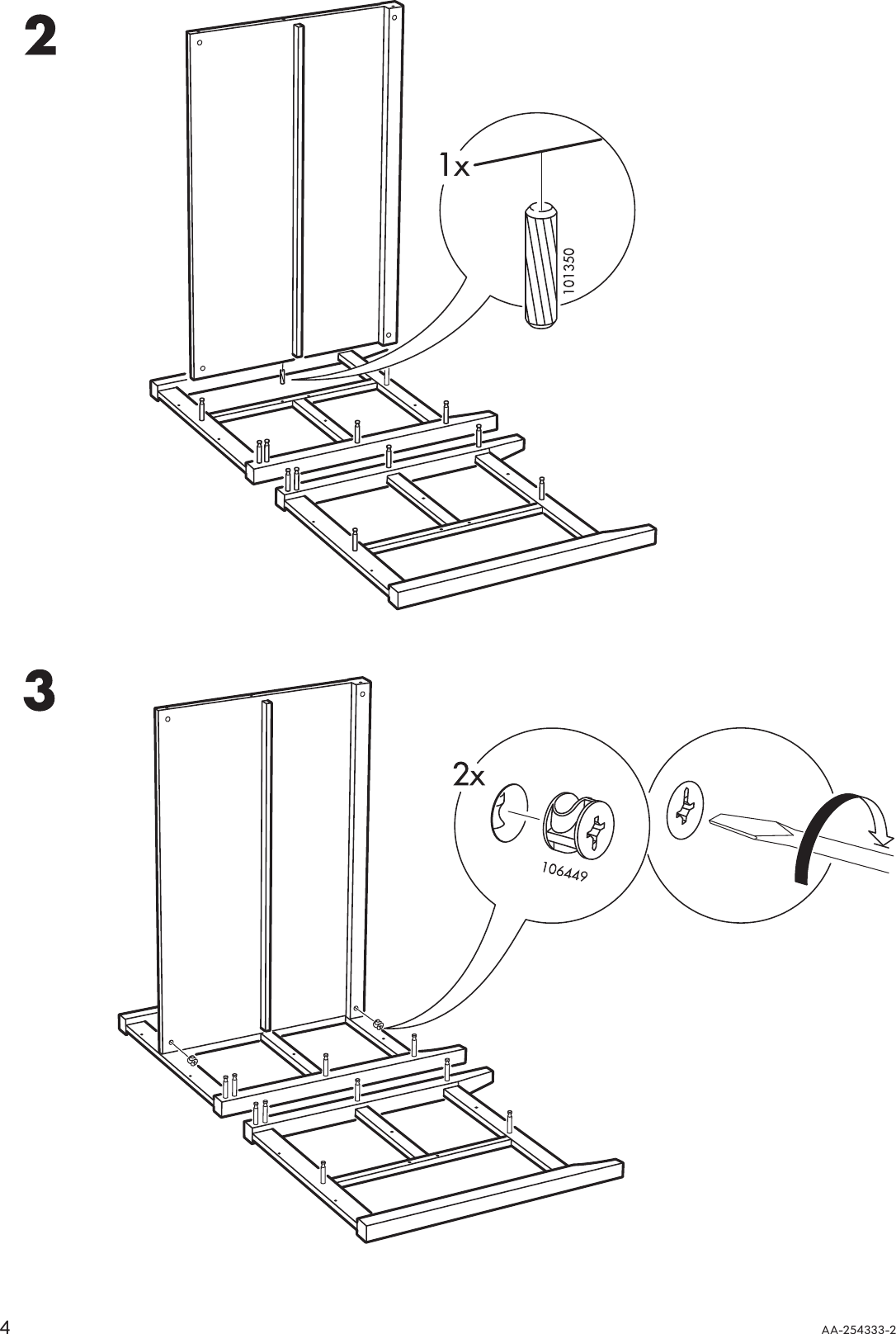 Page 4 of 12 - Ikea Ikea-Stenstorp-Kitchen-Island-50X31-Assembly-Instruction