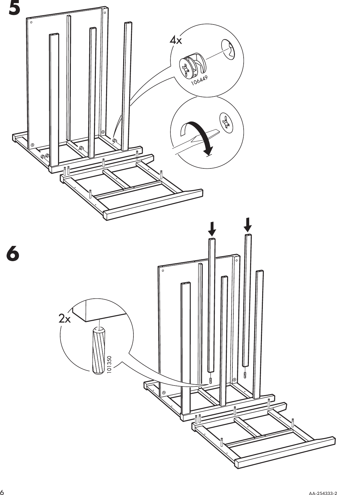 Page 6 of 12 - Ikea Ikea-Stenstorp-Kitchen-Island-50X31-Assembly-Instruction