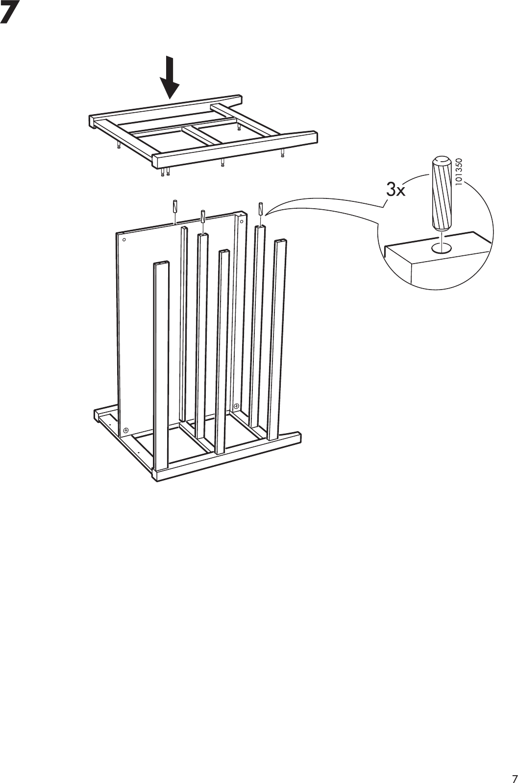 Page 7 of 12 - Ikea Ikea-Stenstorp-Kitchen-Island-50X31-Assembly-Instruction