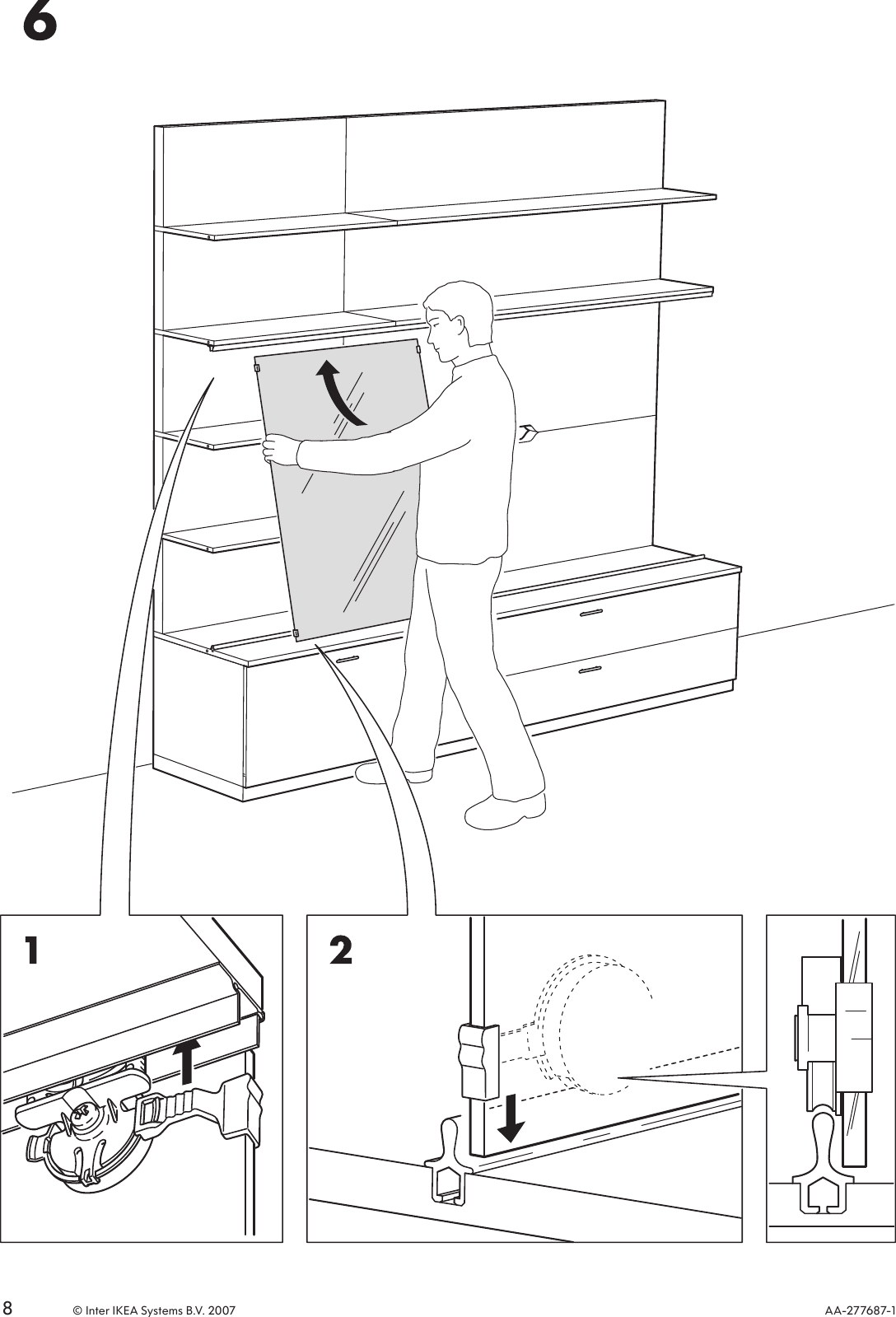 Page 8 of 8 - Ikea Ikea-Stiby-Sliding-Glass-Door-Assembly-Instruction