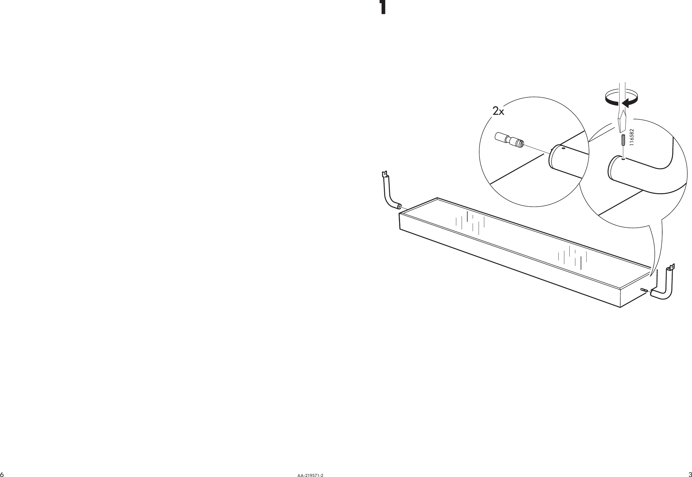 Ikea Stolmen Mirrored Storage Unit Assembly Instruction