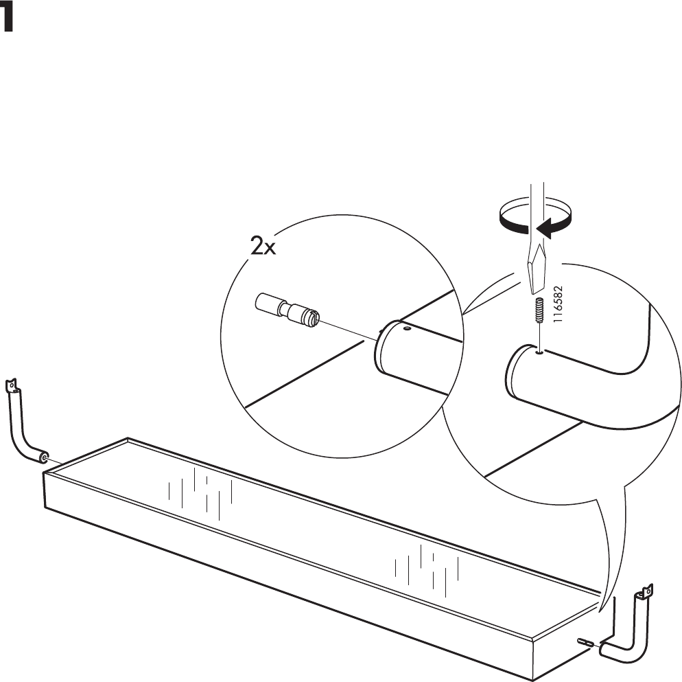 Ikea Stolmen Mirrored Storage Unit Assembly Instruction