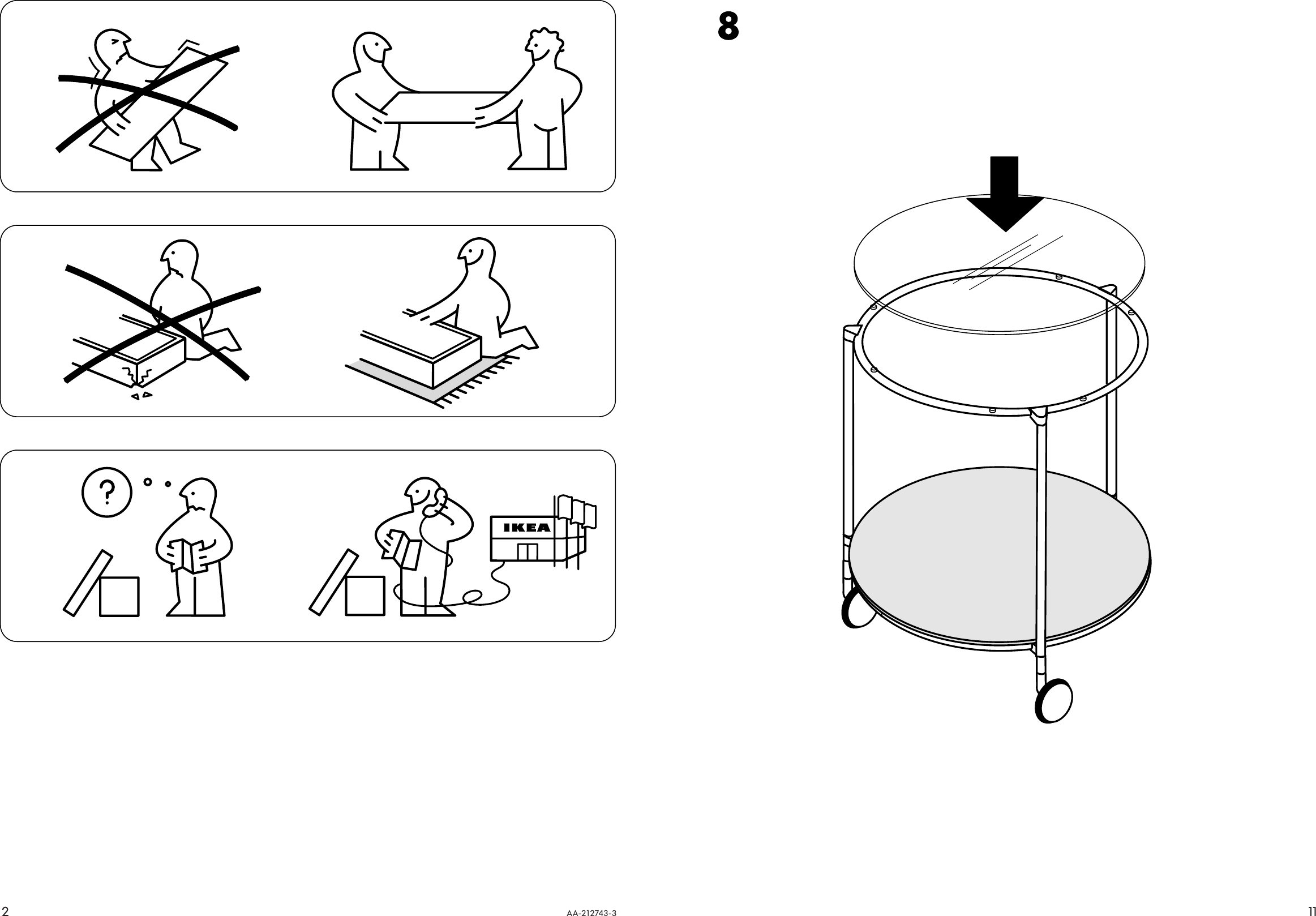 Ikea Strind Side Table 20 Assembly Instruction