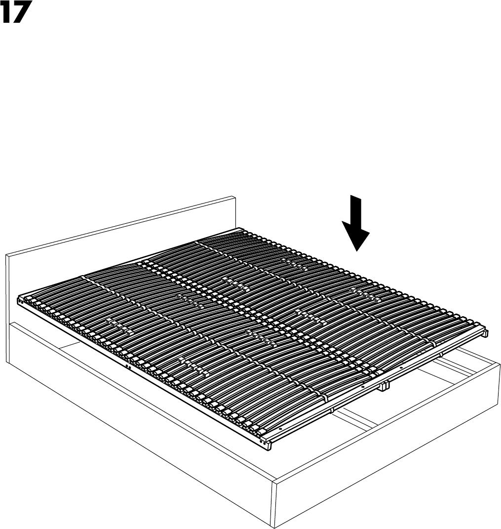 Ikea Sultan Laxeby Bed Base Assembly Instruction