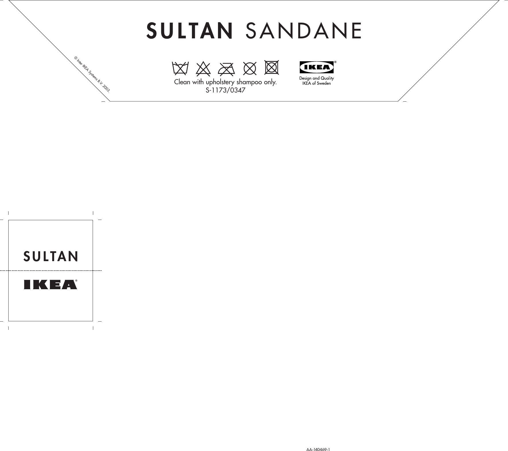 Ikea Sultan Sandane Woodbase Assembly Instruction