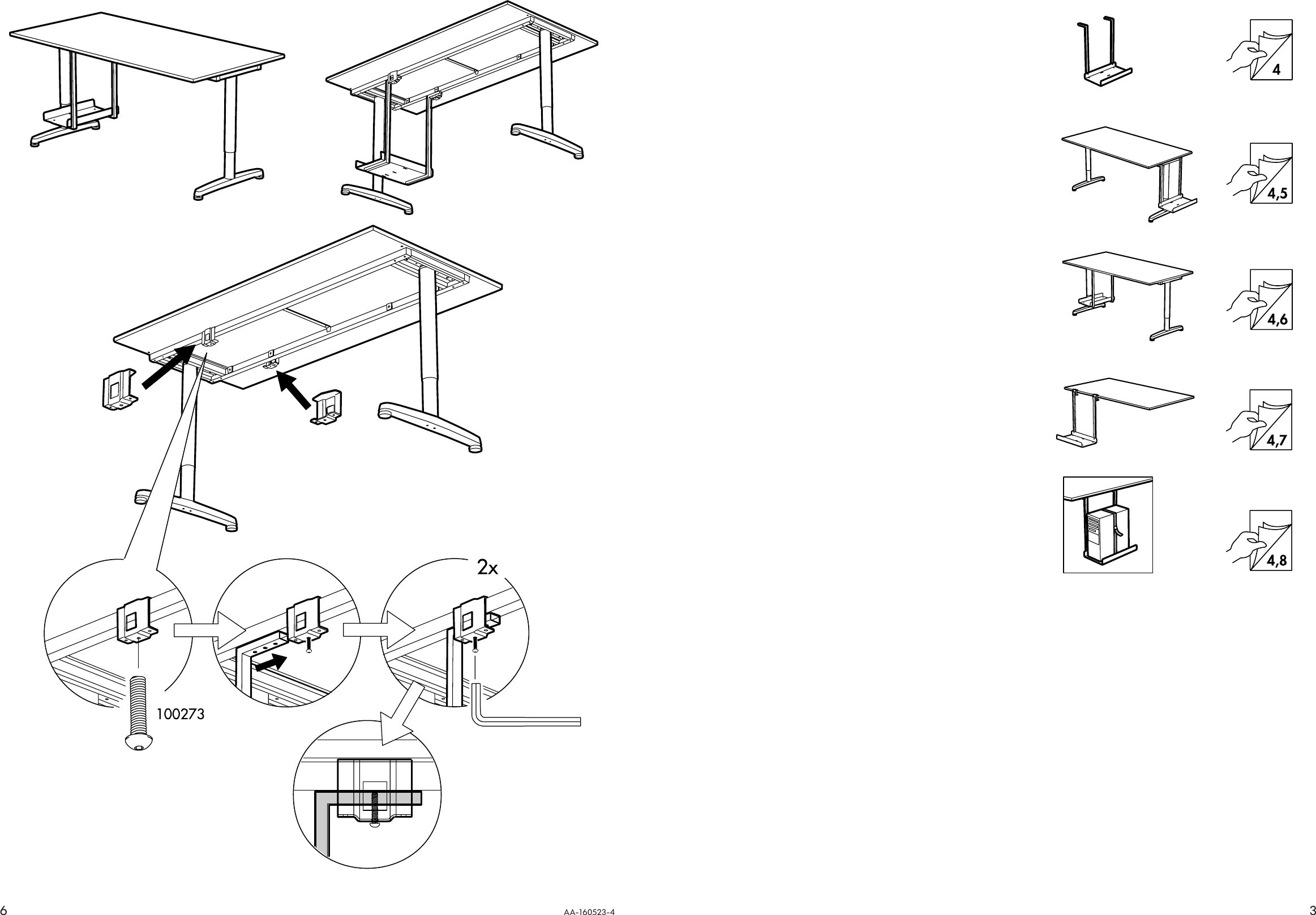 Page 3 of 4 - Ikea Ikea-Summera-Computer-Holder-Assembly-Instruction