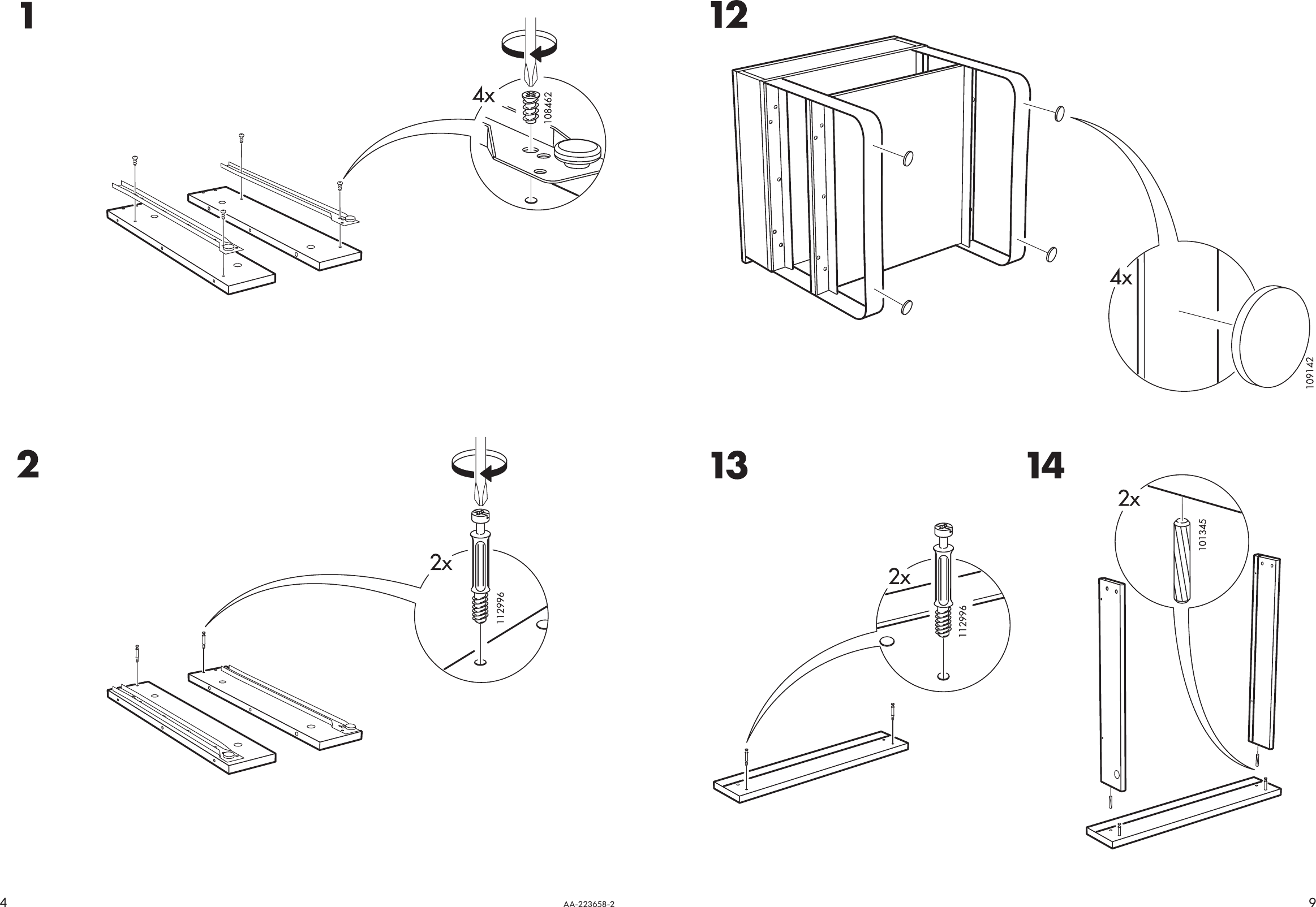 Page 4 of 6 - Ikea Ikea-Svalav-Side-Table-20X20-Assembly-Instruction