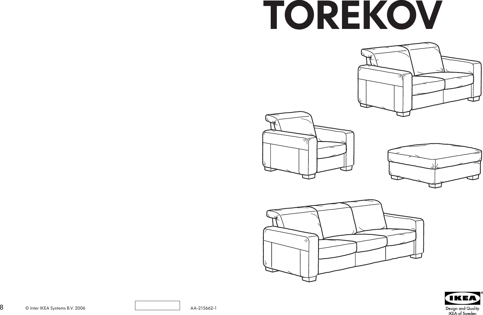 Page 1 of 4 - Ikea Ikea-Torekov-Footstool-Assembly-Instruction