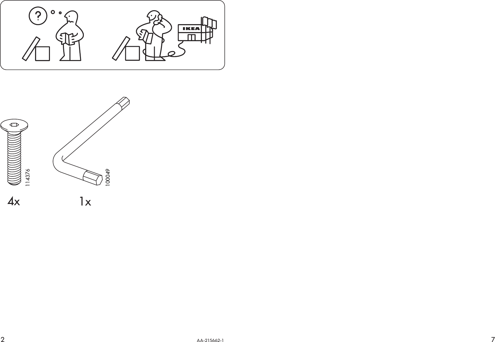 Page 2 of 4 - Ikea Ikea-Torekov-Footstool-Assembly-Instruction