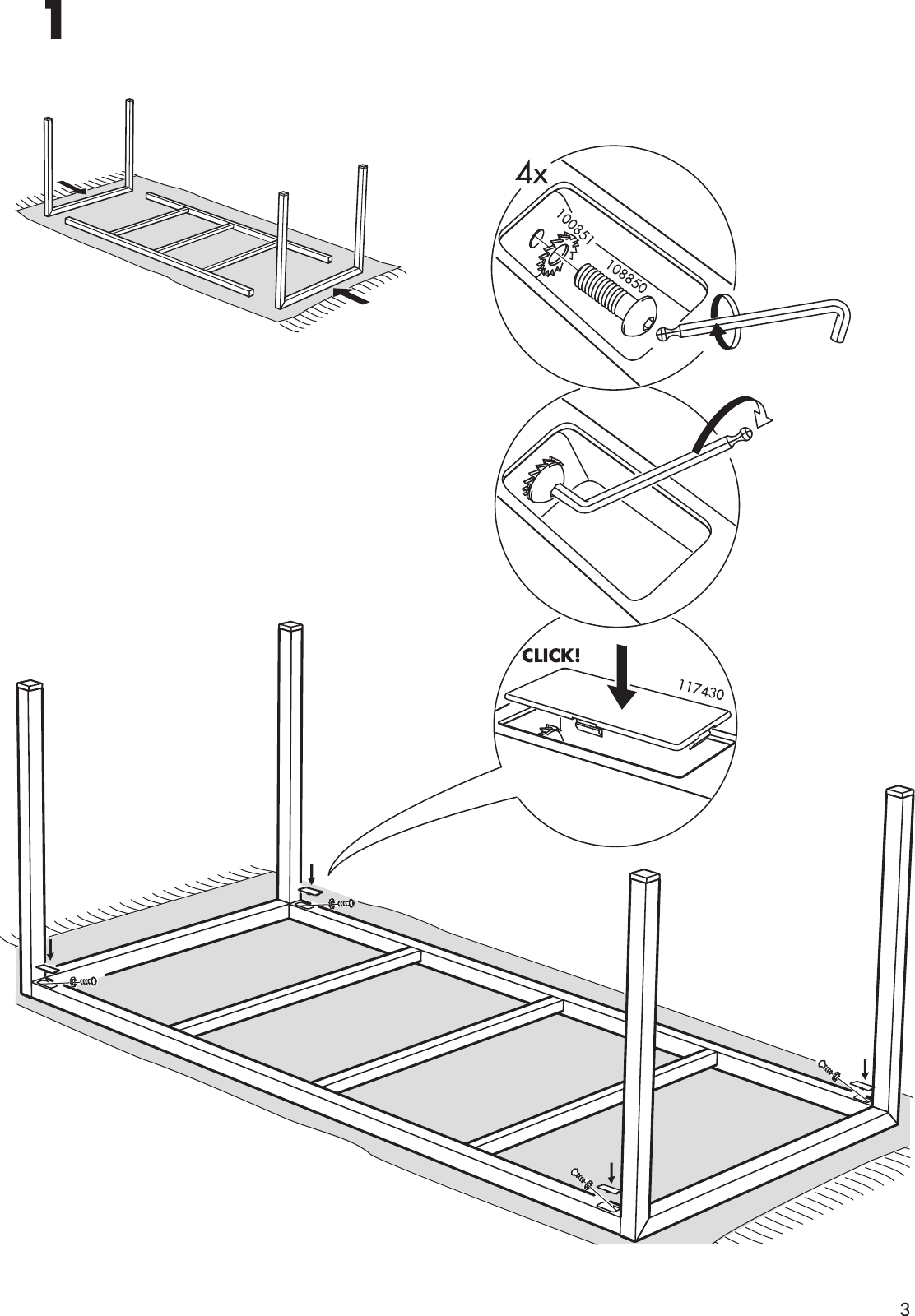 Ikea Torsby Dining Table 71X34 Assembly Instruction