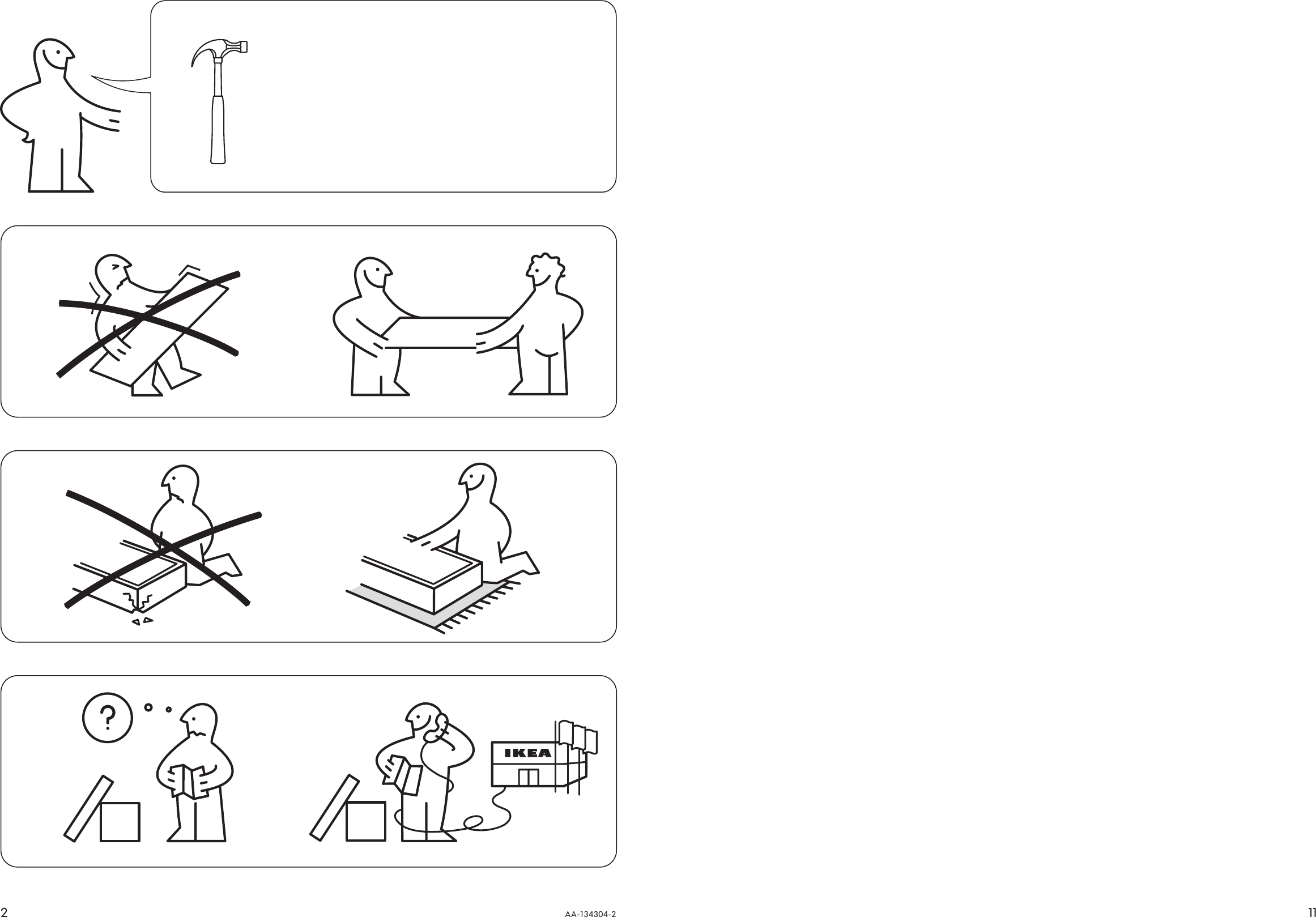Page 2 of 6 - Ikea Ikea-Tovik-Bed-Frame-Twin-Assembly-Instruction