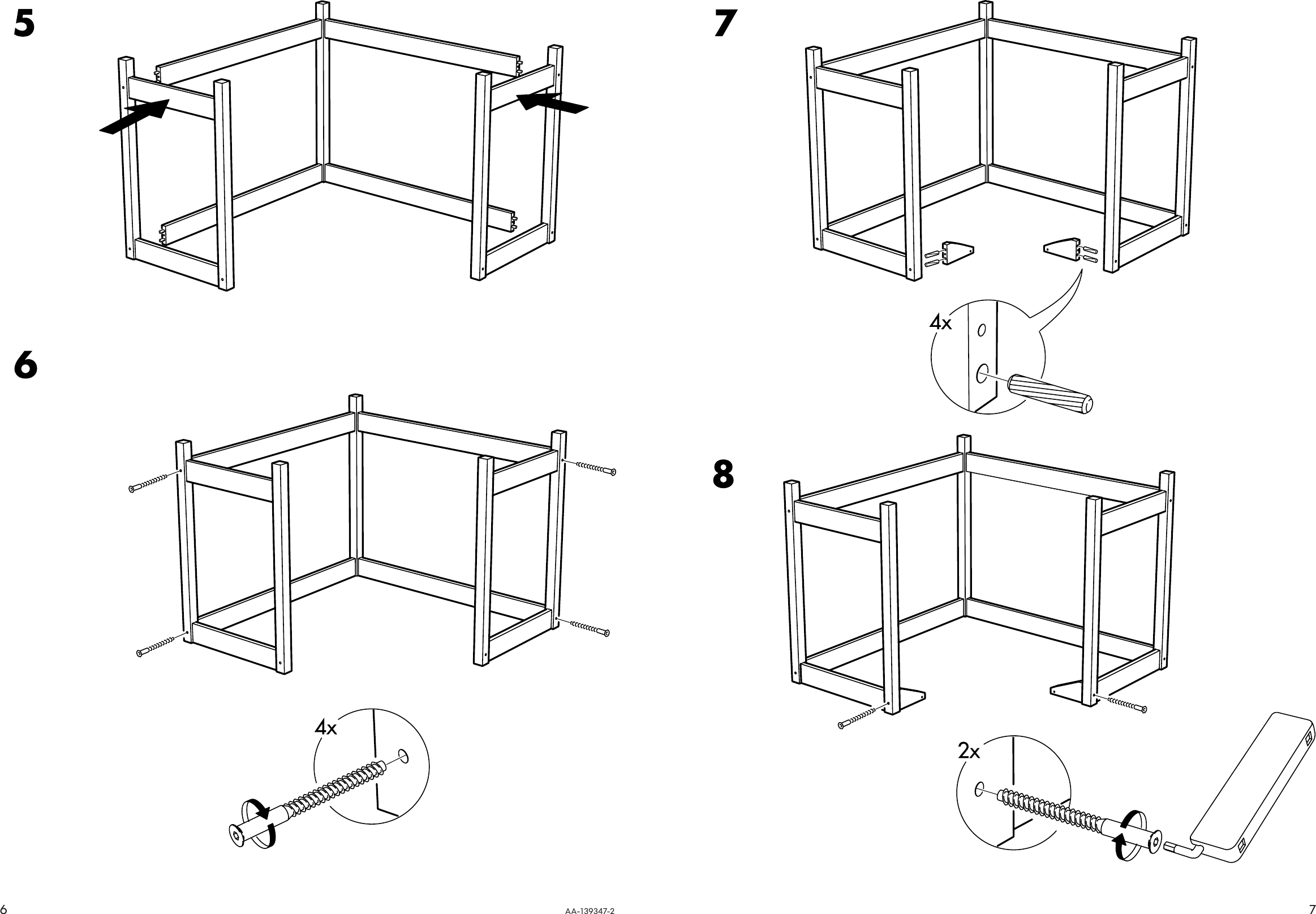 Page 6 of 6 - Ikea Ikea-Tovik-Corner-Desk-Assembly-Instruction