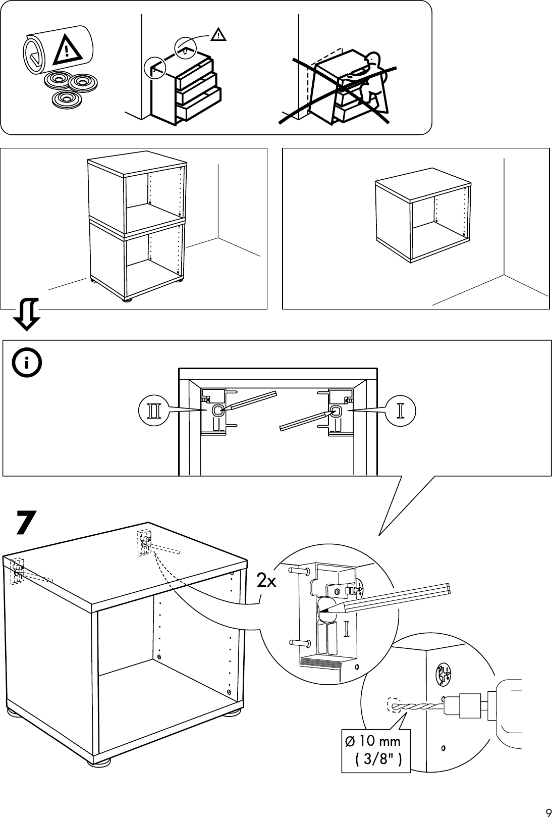 Page 9 of 12 - Ikea Ikea-Traby-Shelf-Unit-16X16-Assembly-Instruction