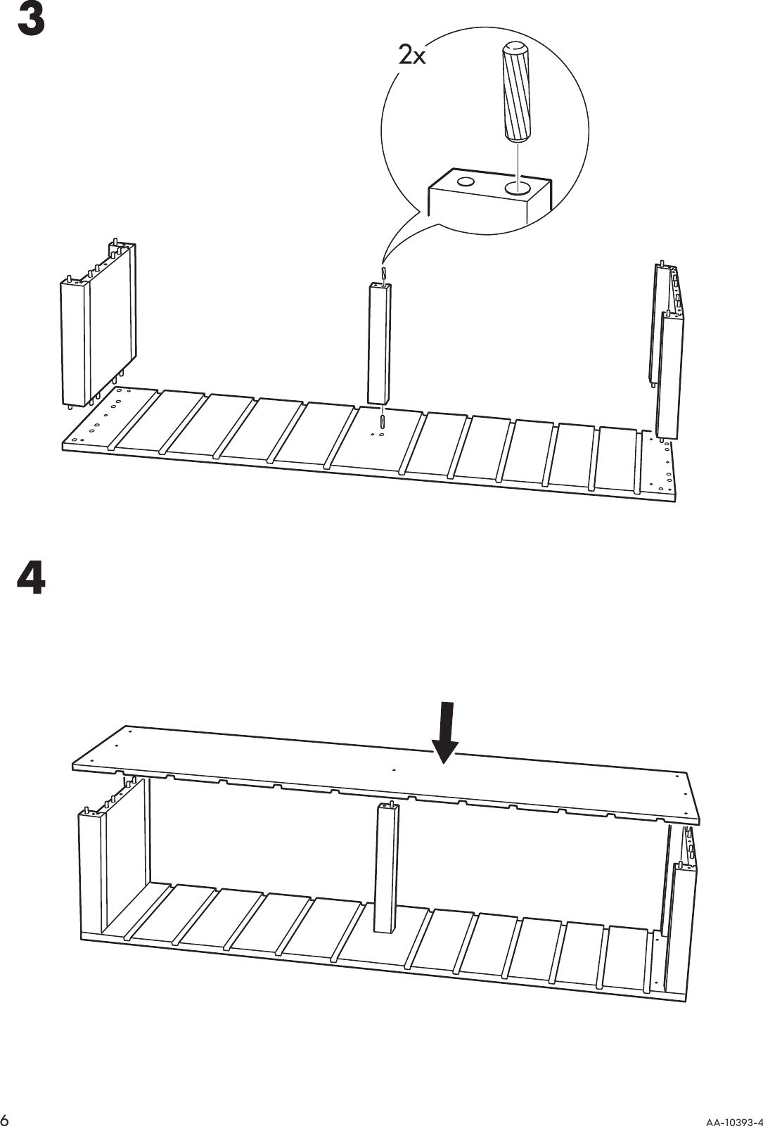 Ikea Trofast Frame 17 3 8X69 1 4 Assembly Instruction