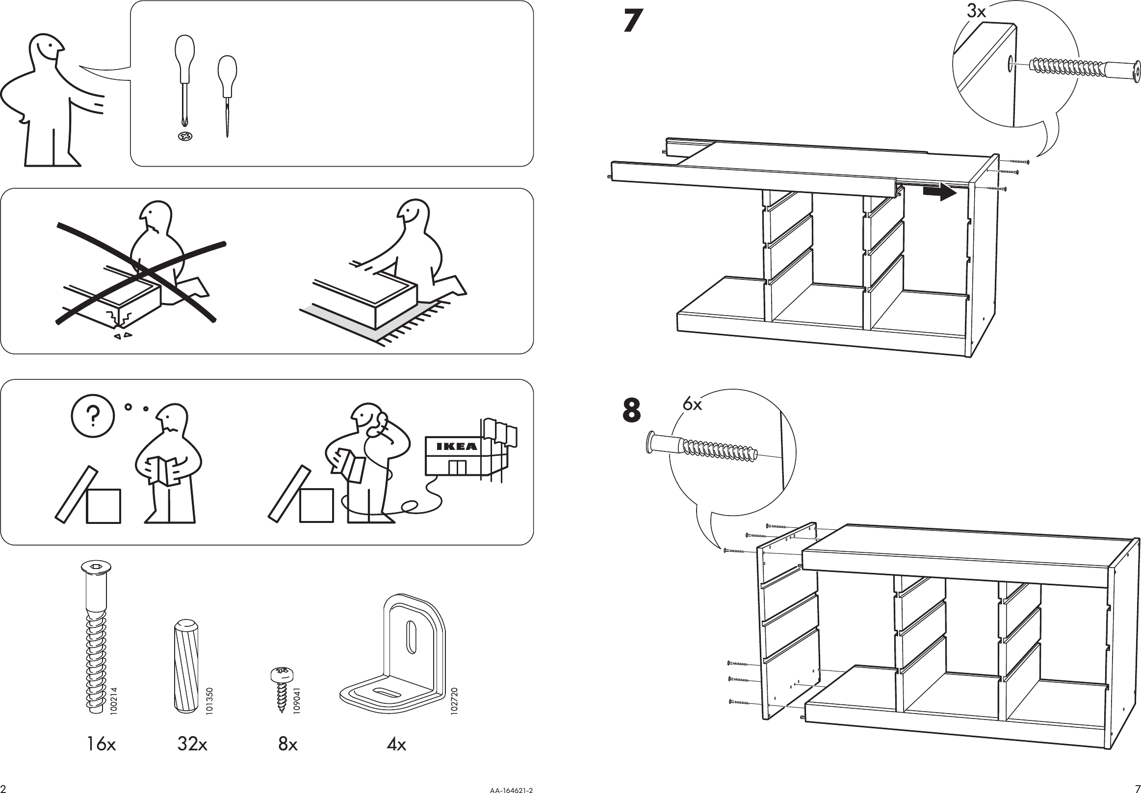 Ikea Trofast Frame 37X20 1 2 Assembly Instruction