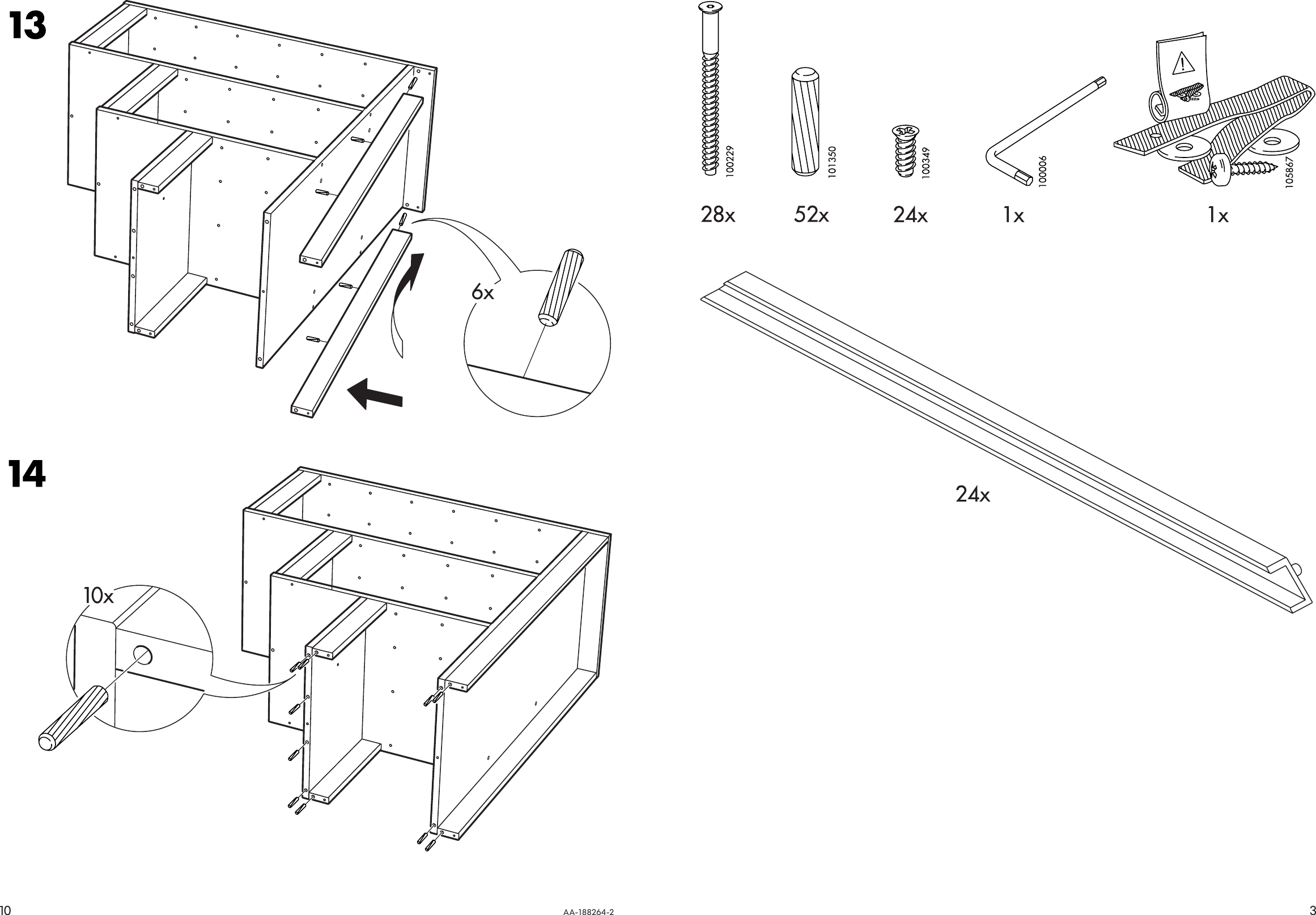 Page 3 of 6 - Ikea Ikea-Trofast-Frame-39-3-8X37X17-3-8-Assembly-Instruction
