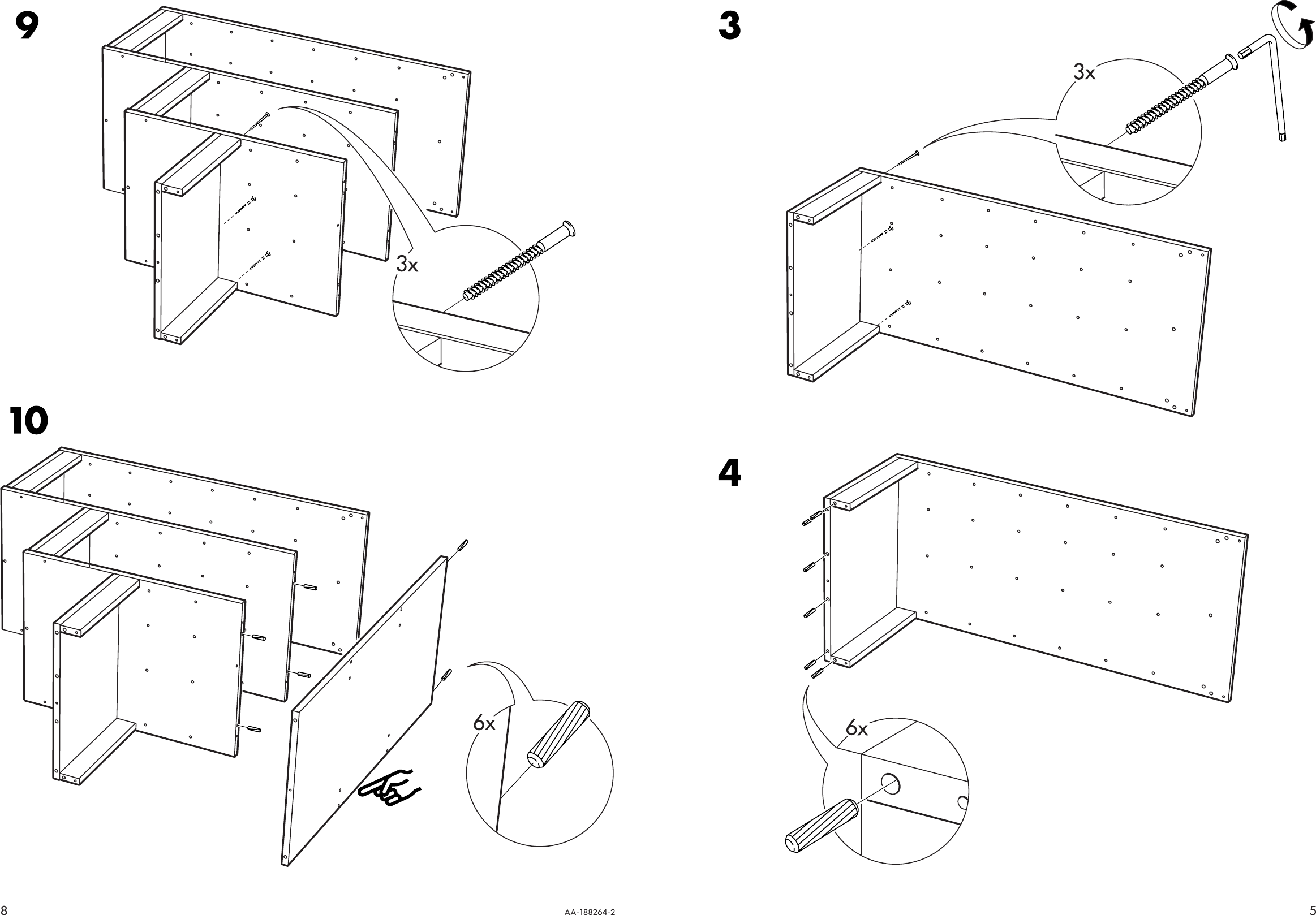 Page 5 of 6 - Ikea Ikea-Trofast-Frame-39-3-8X37X17-3-8-Assembly-Instruction