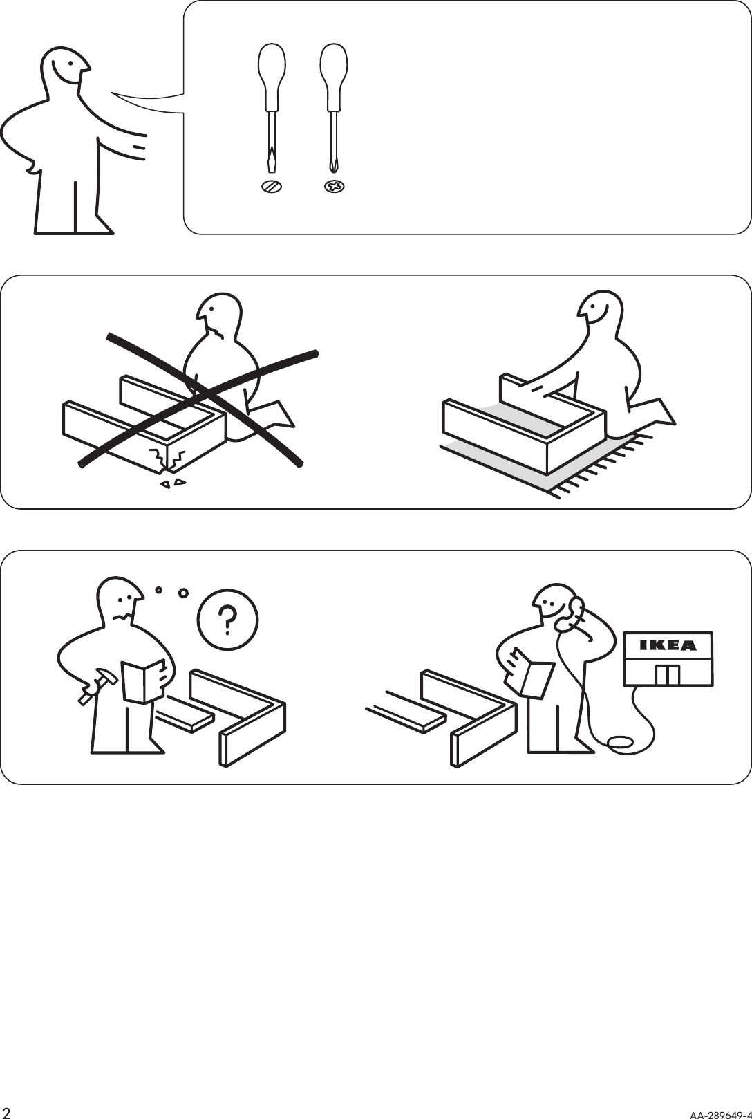 Page 2 of 8 - Ikea Ikea-Trollsta-Side-Table-Assembly-Instruction