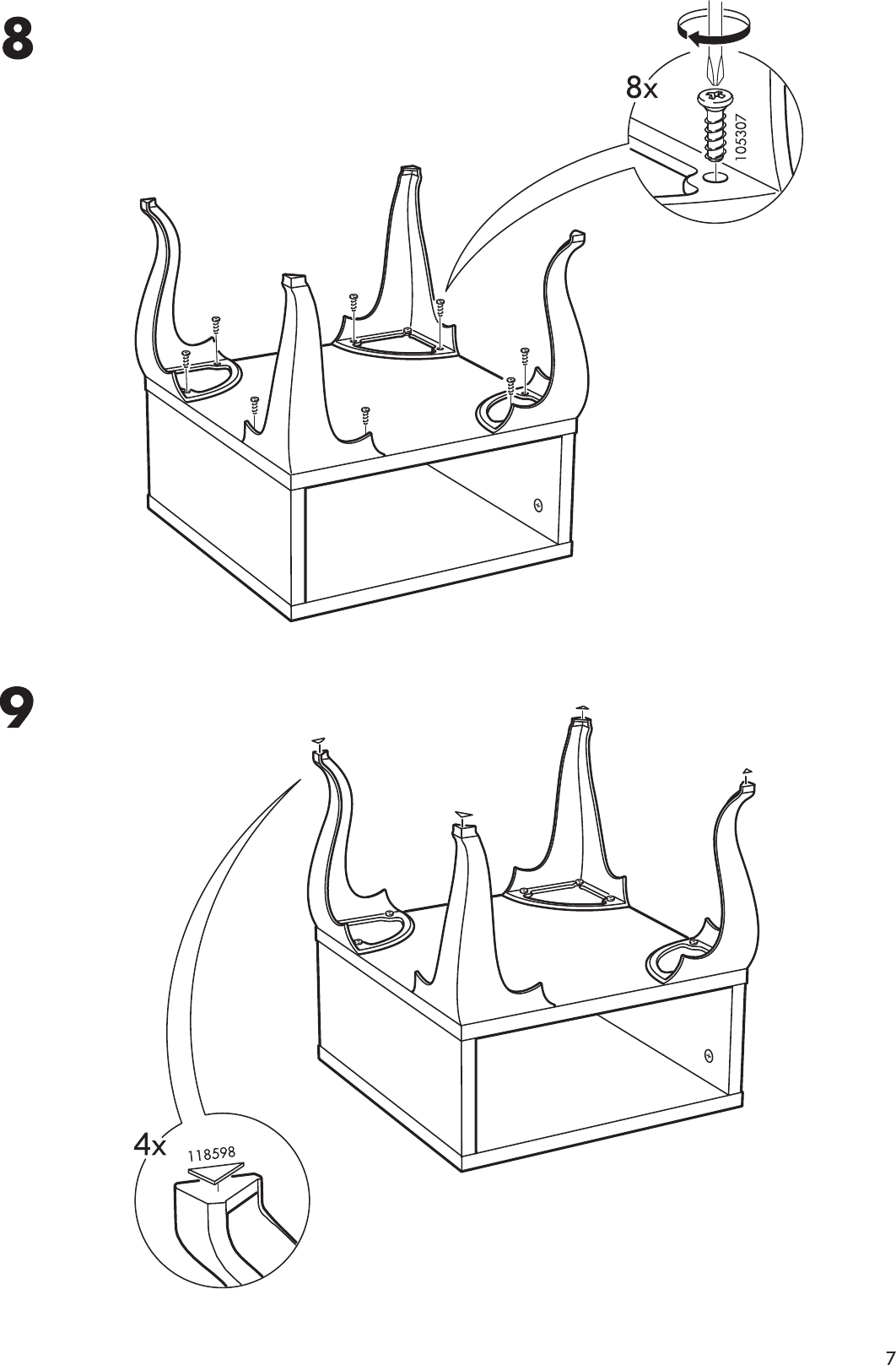 Page 7 of 8 - Ikea Ikea-Trollsta-Side-Table-Assembly-Instruction