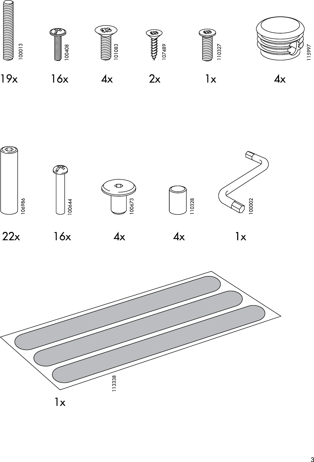 Page 3 of 12 - Ikea Ikea-Tromsa-Bunk-Bedframe-Twin-Assembly-Instruction