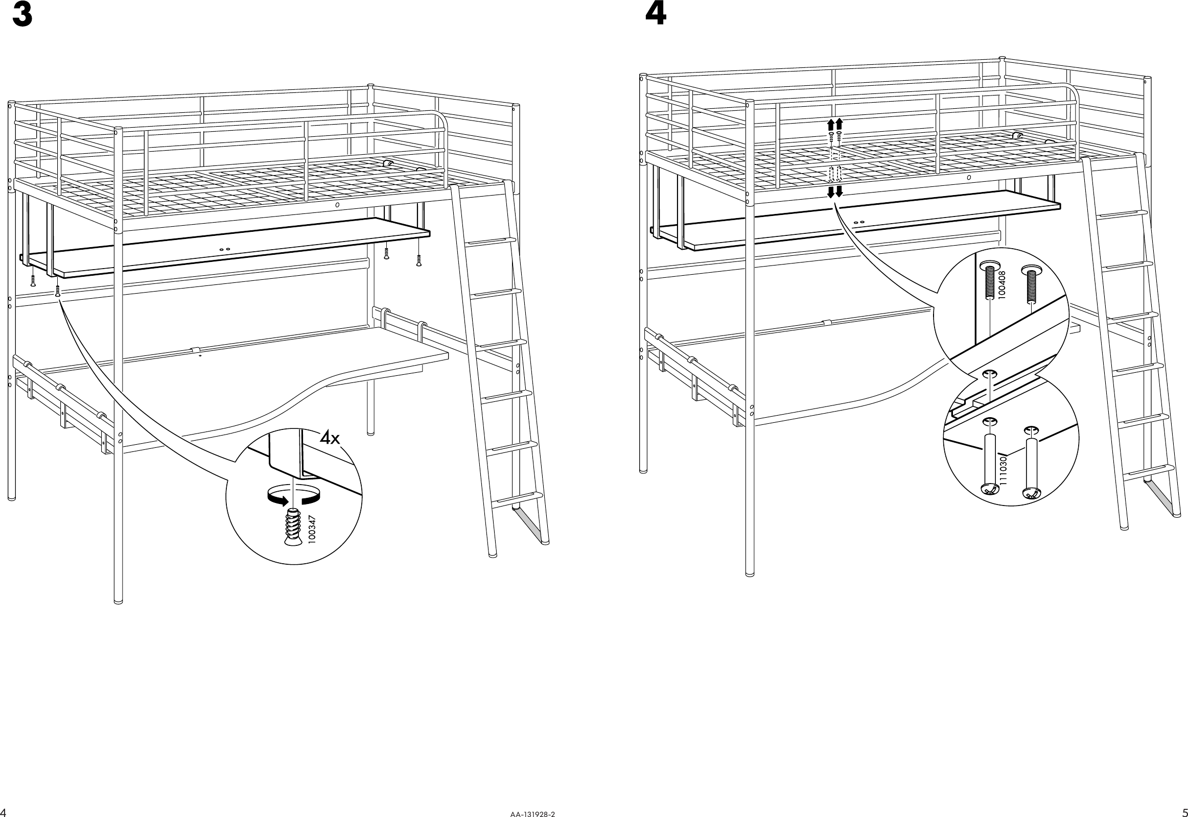 Page 4 of 4 - Ikea Ikea-Tromsa-Desk-Top-Shelf-Assembly-Instruction-2  Ikea-tromsa-desk-top-shelf-assembly-instruction