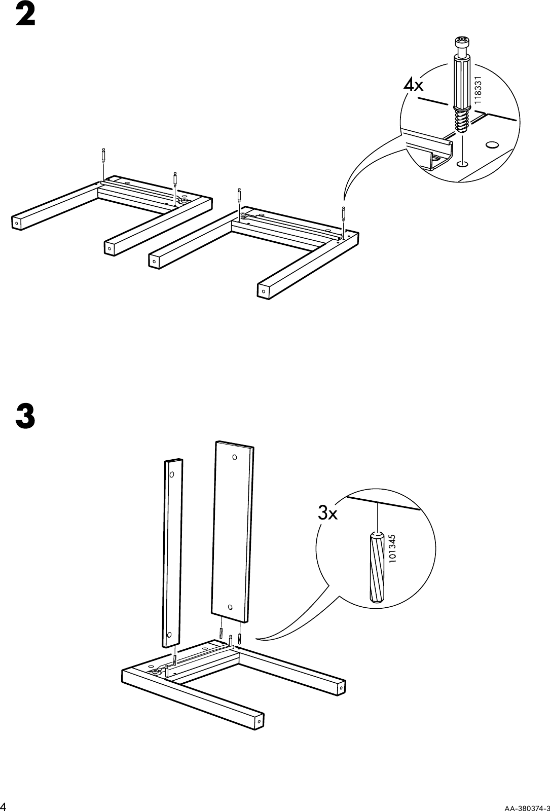 Page 4 of 12 - Ikea Ikea-Trondheim-Bedside-Table-Assembly-Instruction