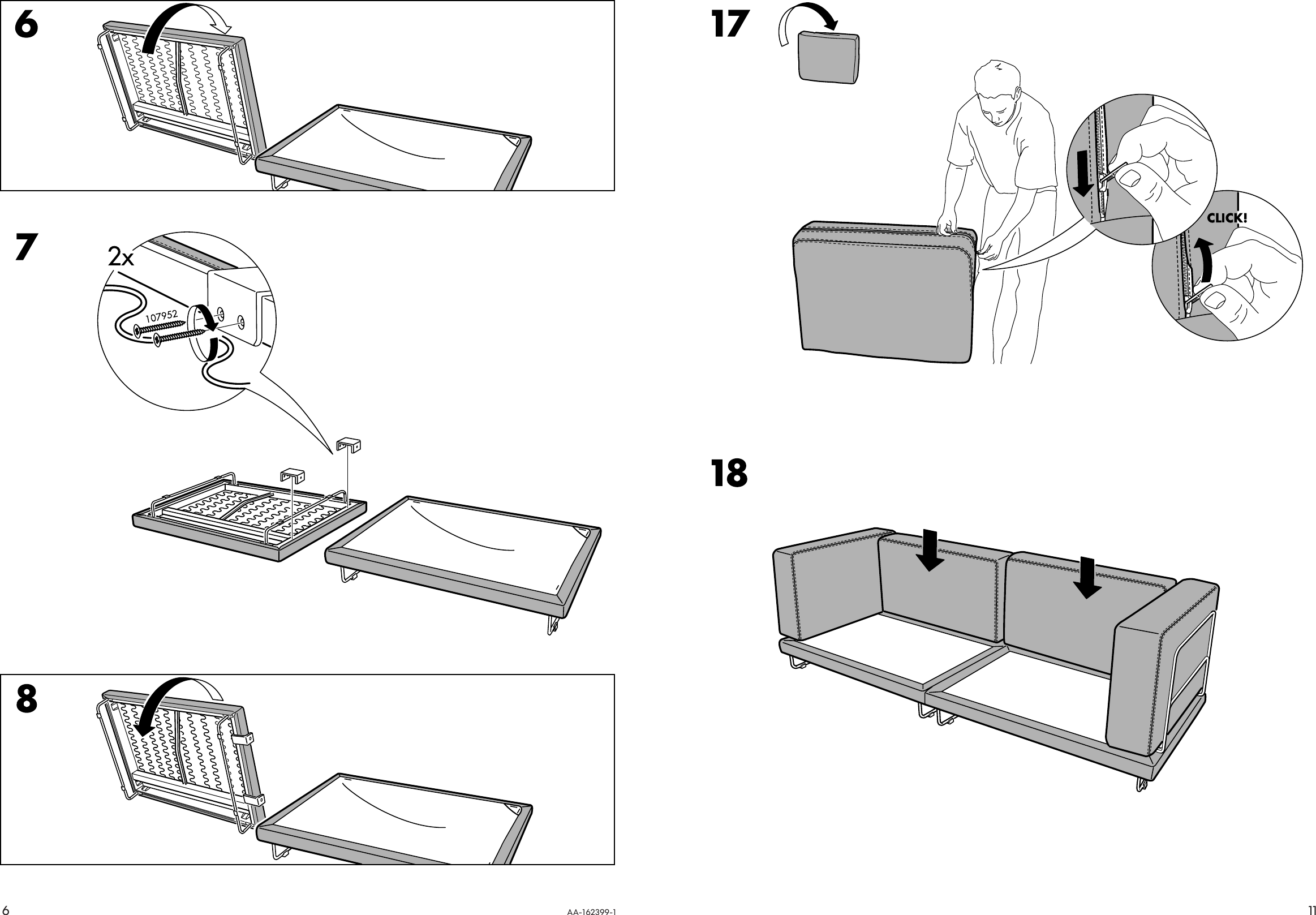Page 6 of 8 - Ikea Ikea-Tylasand-Sofa-Cover-Assembly-Instruction-7  Ikea-tylasand-sofa-cover-assembly-instruction