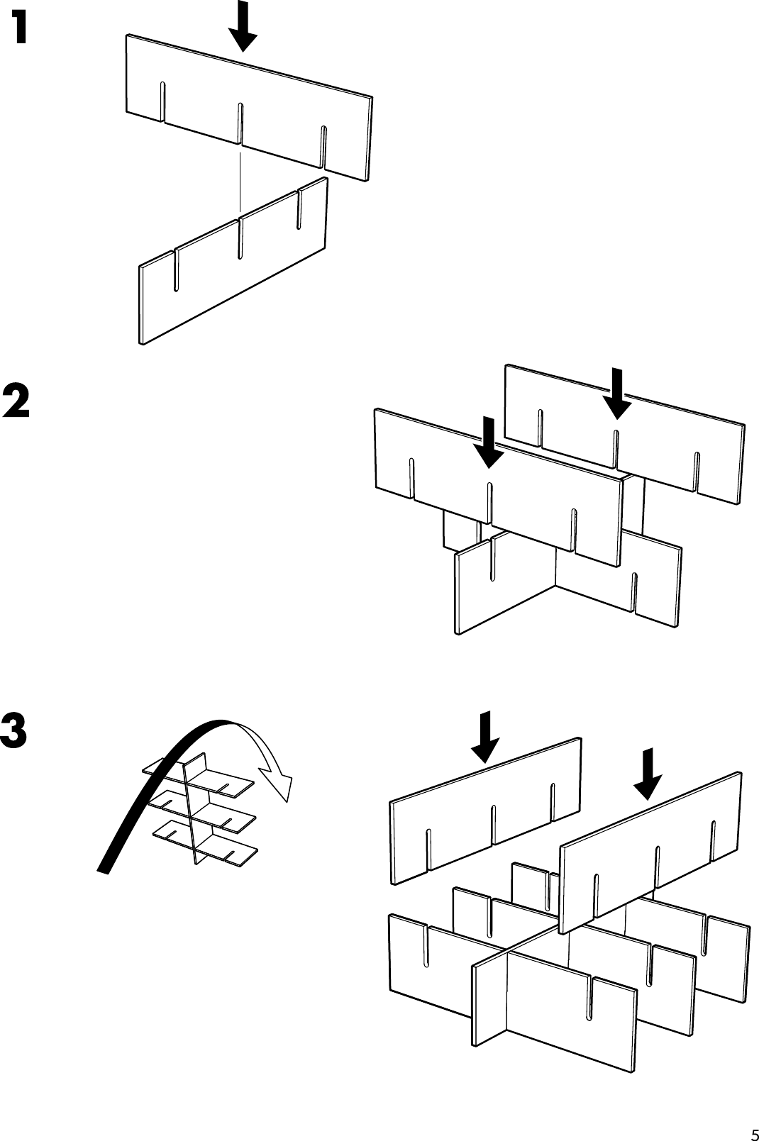 Page 5 of 12 - Ikea Ikea-Udden-Wall-Shelf-Cubbies-23X23-Assembly-Instruction